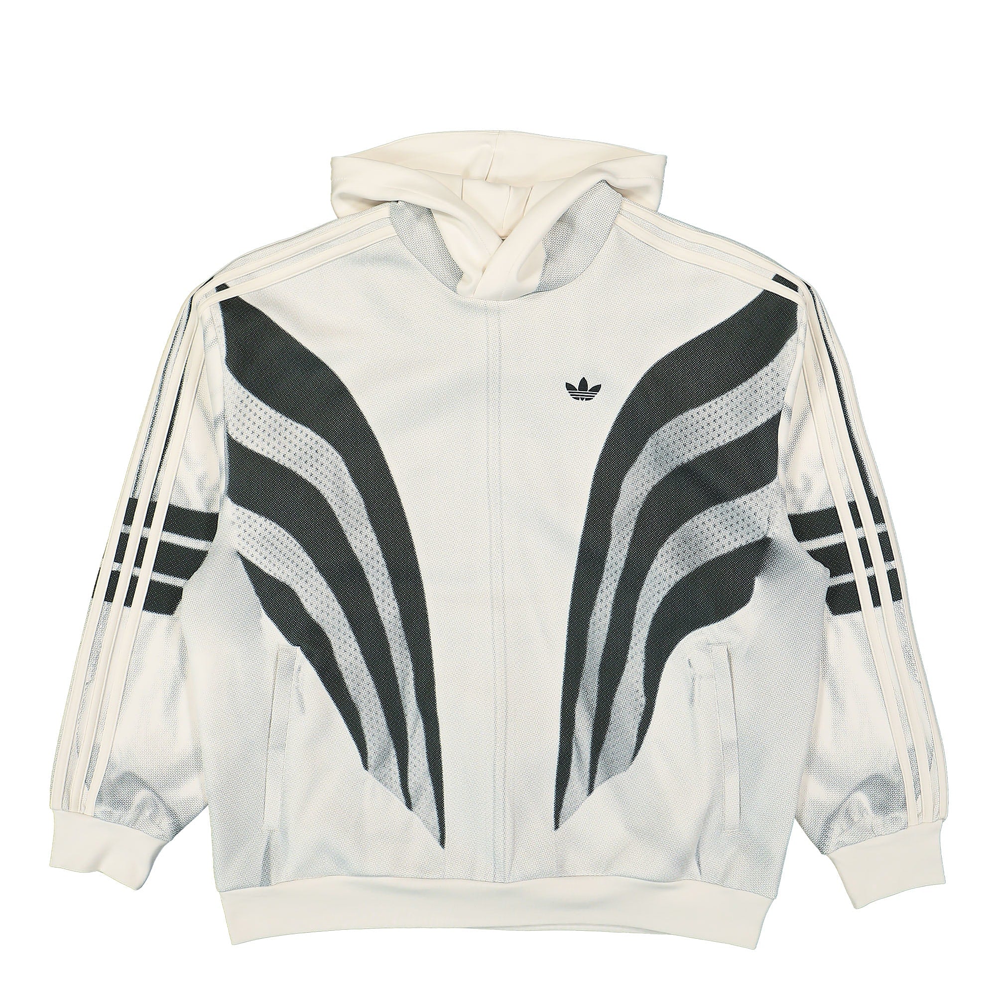 adidas Premium Q3 Print Hoodie Cloud White Hoodies IZ1641 | Overkill