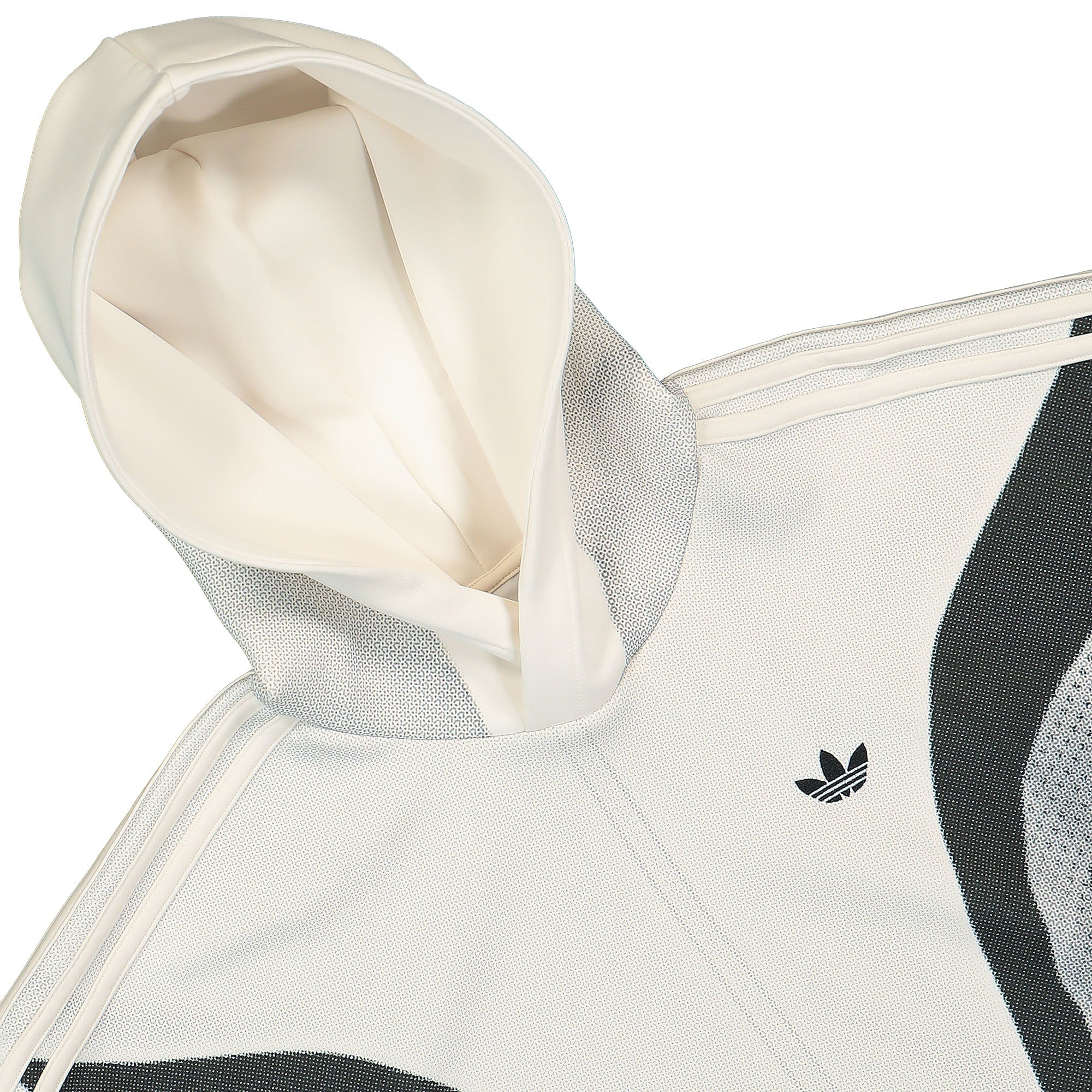 adidas Premium Q3 Print Hoodie Cloud White Hoodies Close-up | Overkill
