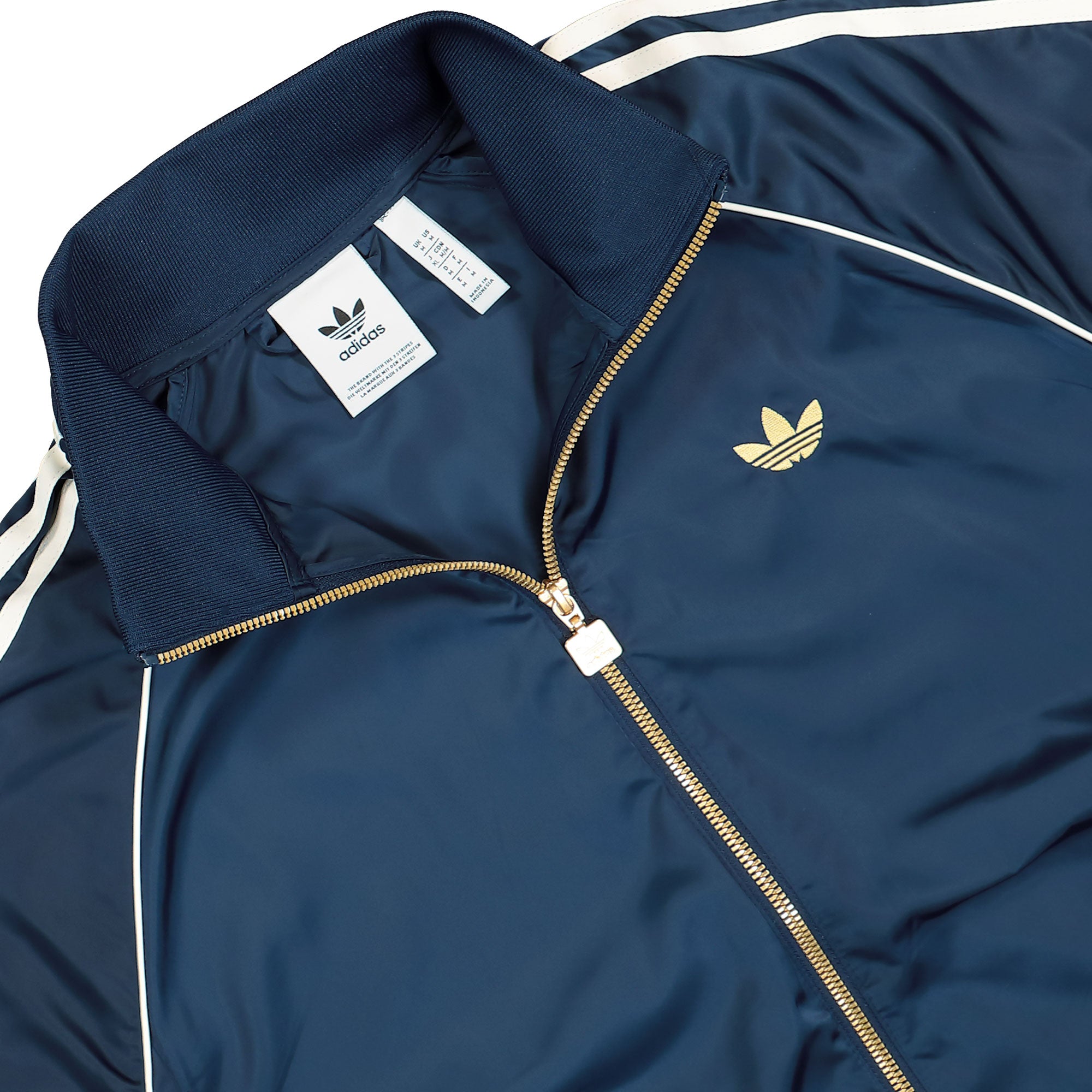 adidas Premium Track Top Night Indigo Track Jackets Close-up | Overkill