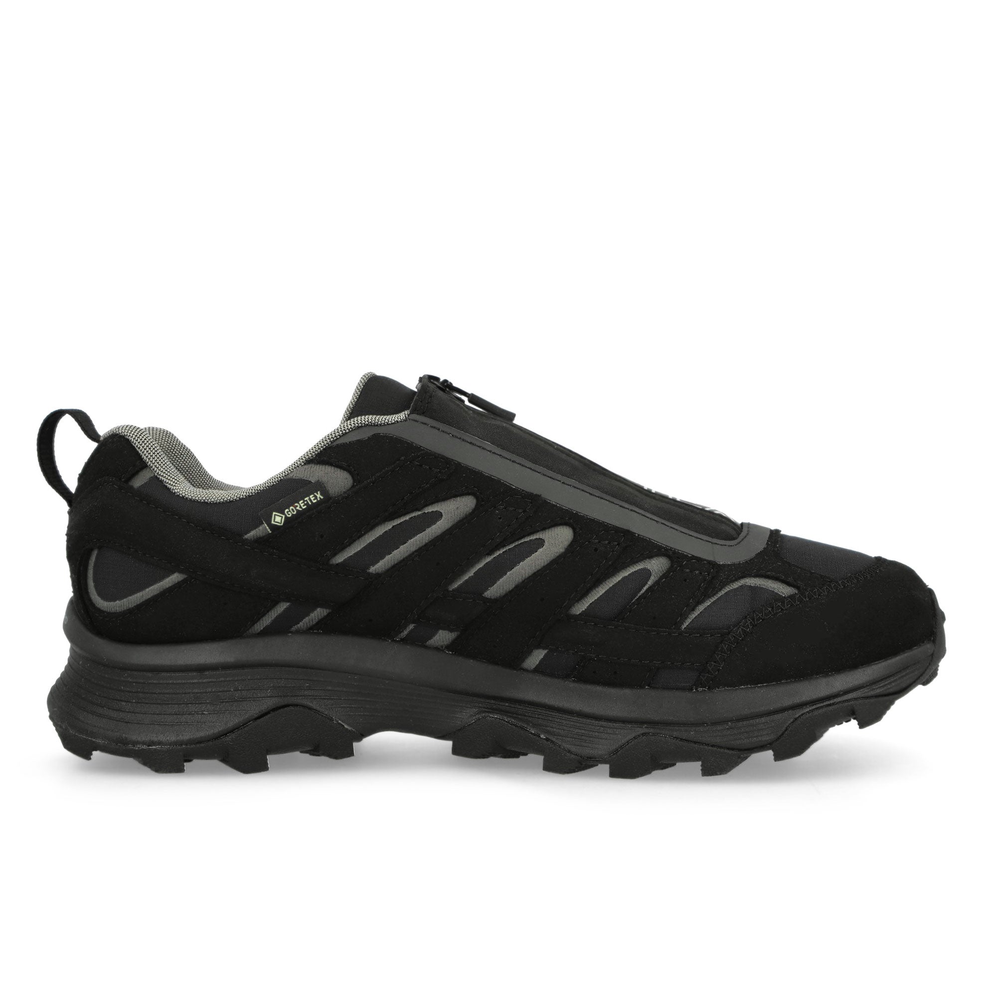 Merrell Moab Speed Zip GTX 1 TRL Black Low Top Sneakers Silhouette | Overkill