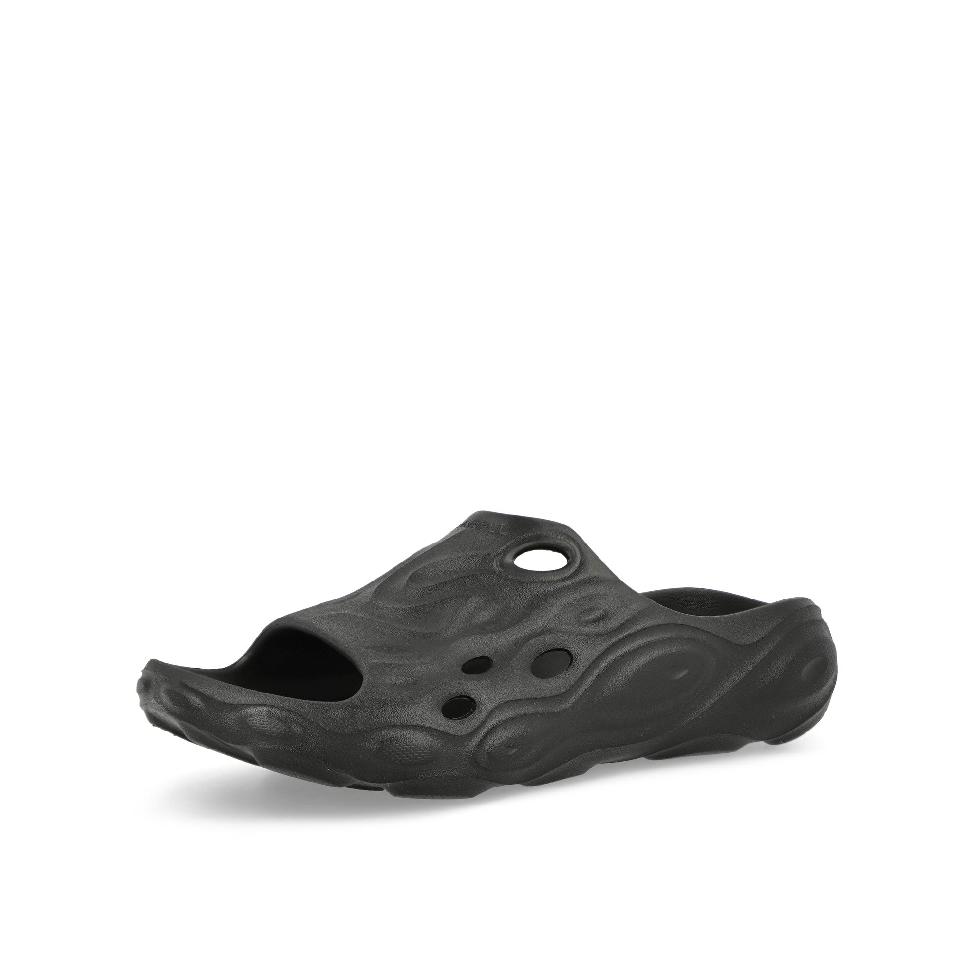 Merrell Hydro Slide 2 Black Slides, Sandals & Slippers Close Up | Overkill