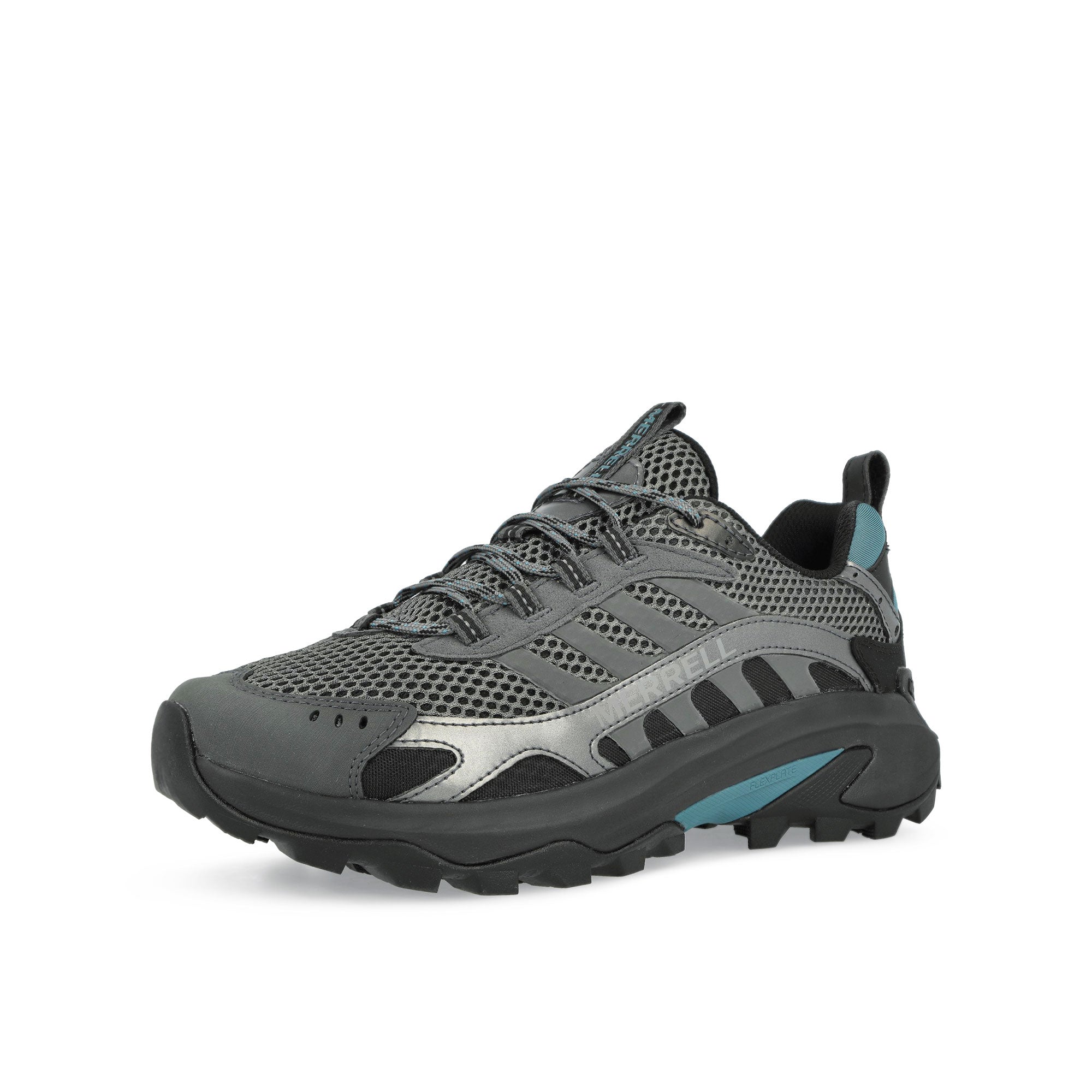 Merrell Moab Speed 2 Vent 2K SE Alloy / Black Low Top Sneakers Close Up | Overkill