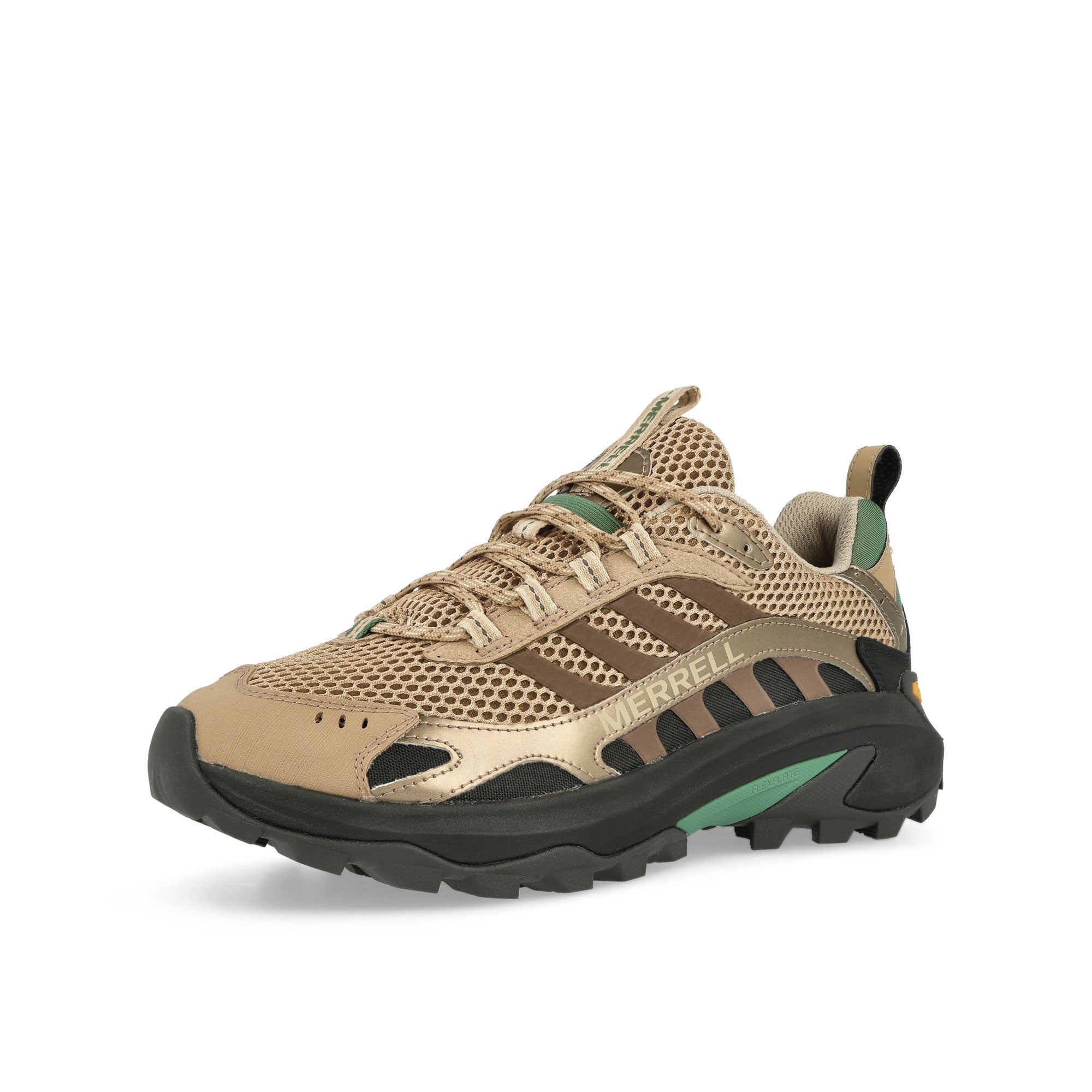 Merrell Moab Speed 2 Vent 2K SE Tan Low Top Sneakers Close Up | Overkill