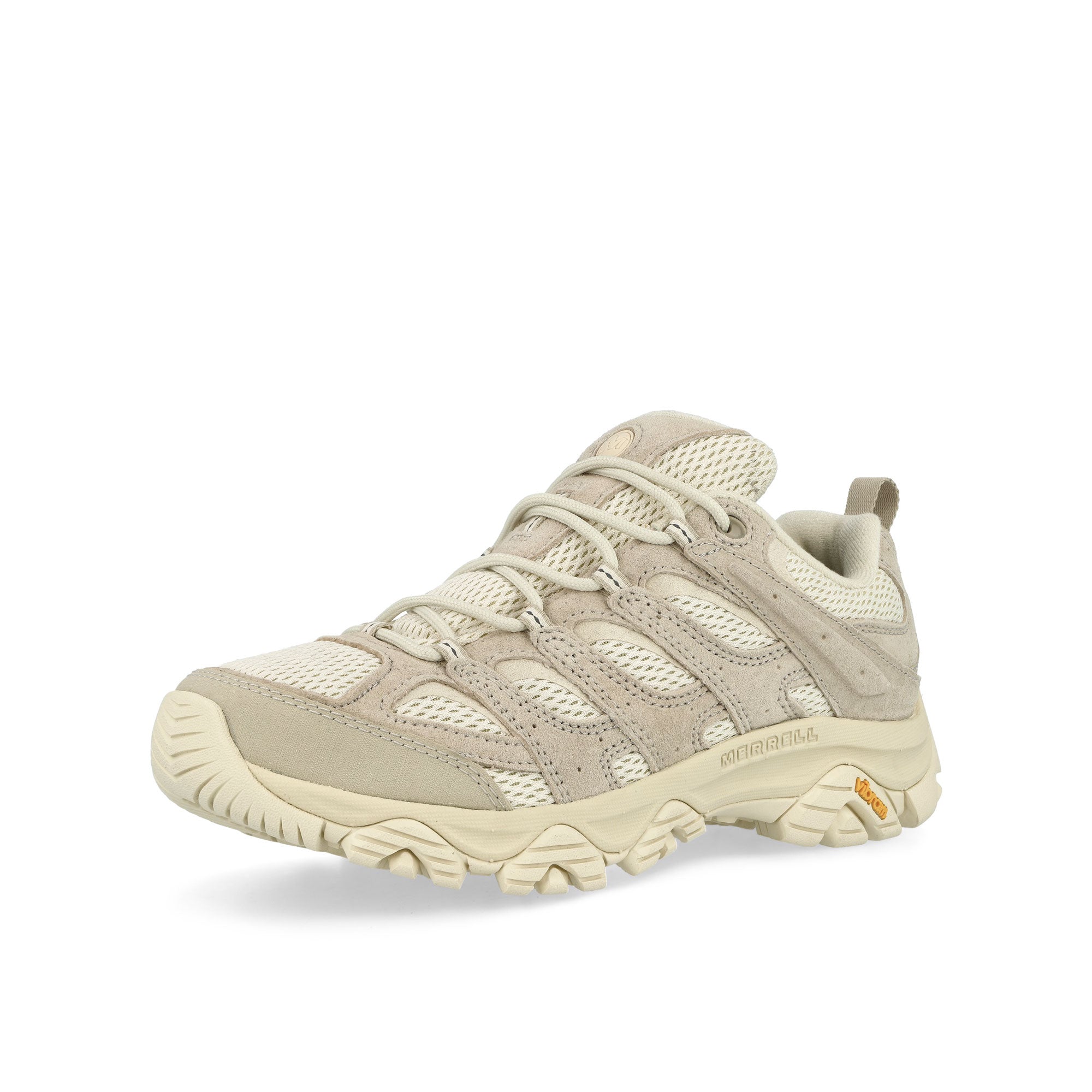 Merrell Moab 3 Oyster / Chalk Low Top Sneakers Close Up | Overkill