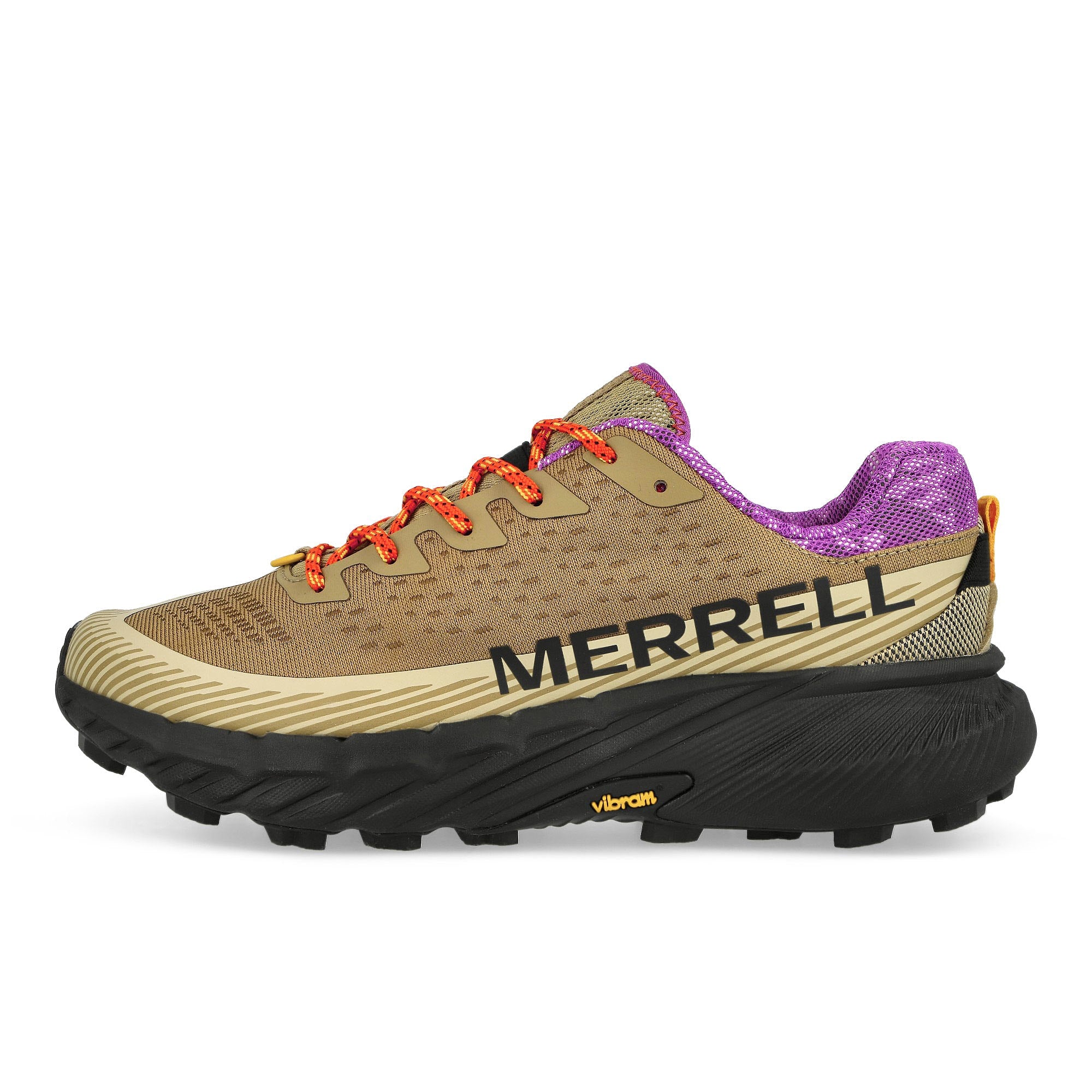 Merrell Agility Peak 5 Khaki / Dewberry Low Top Sneakers J068125 | Overkill