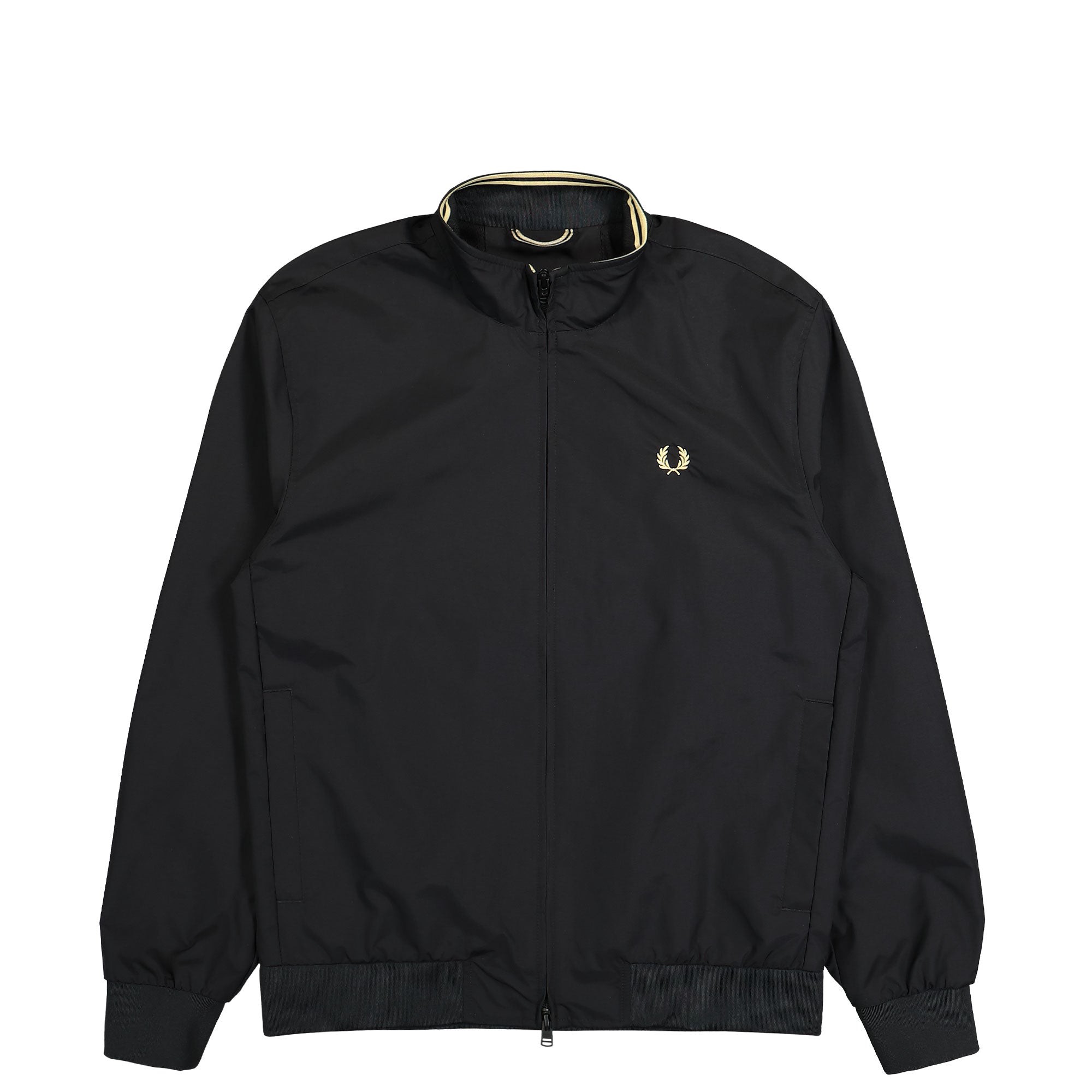 Fred Perry The Brentham Jacket Black Track Jackets J2660-350 | Overkill