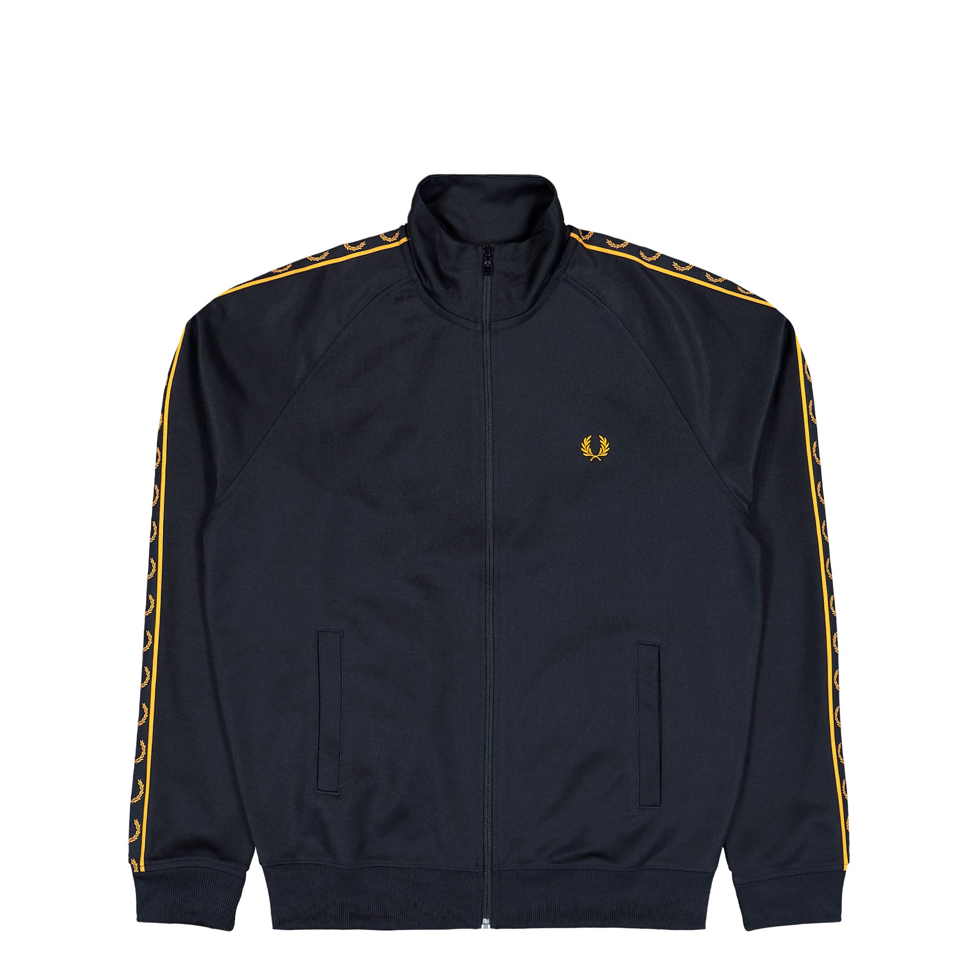 Fred Perry Contrast Tape Track Jacket Navy Jacket J5557-248 | Overkill
