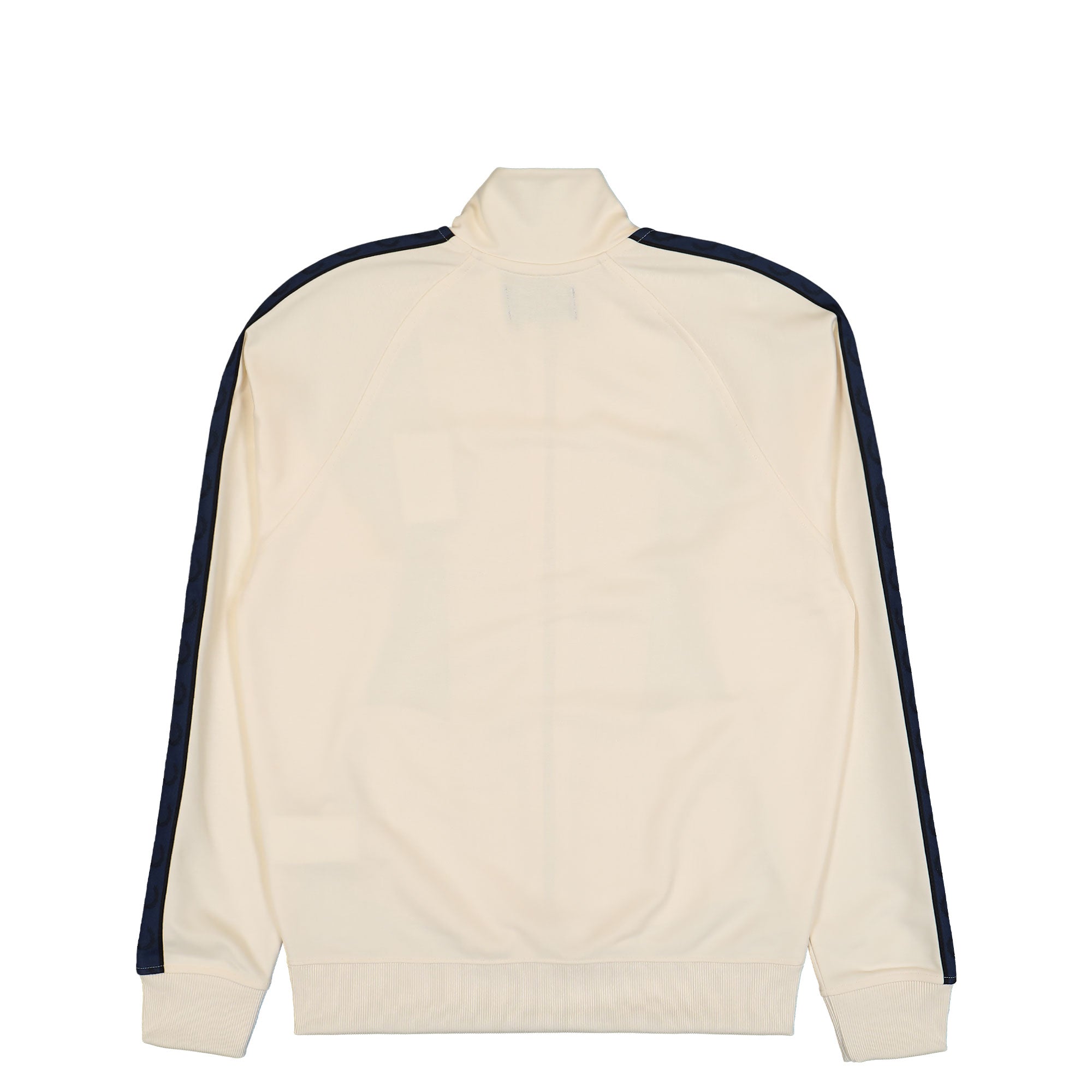 Fred Perry Contrast Tape Track Jacket Ecru / Tennis Blue Track Jackets Material | Overkill
