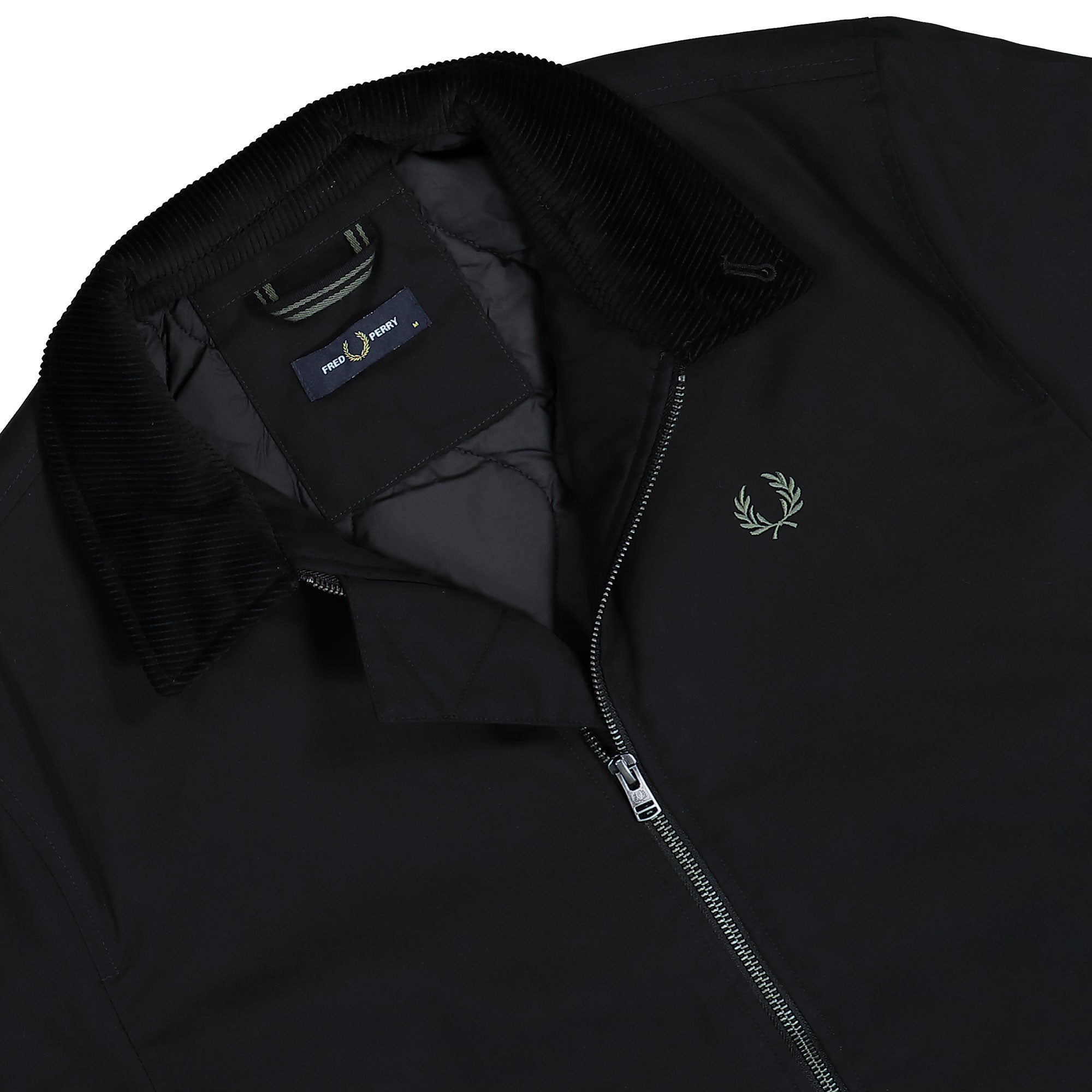 Fred Perry Cotton Caban Jacket Black Bomber & Varsity Jackets J8535-184 Detailfoto | Overkill