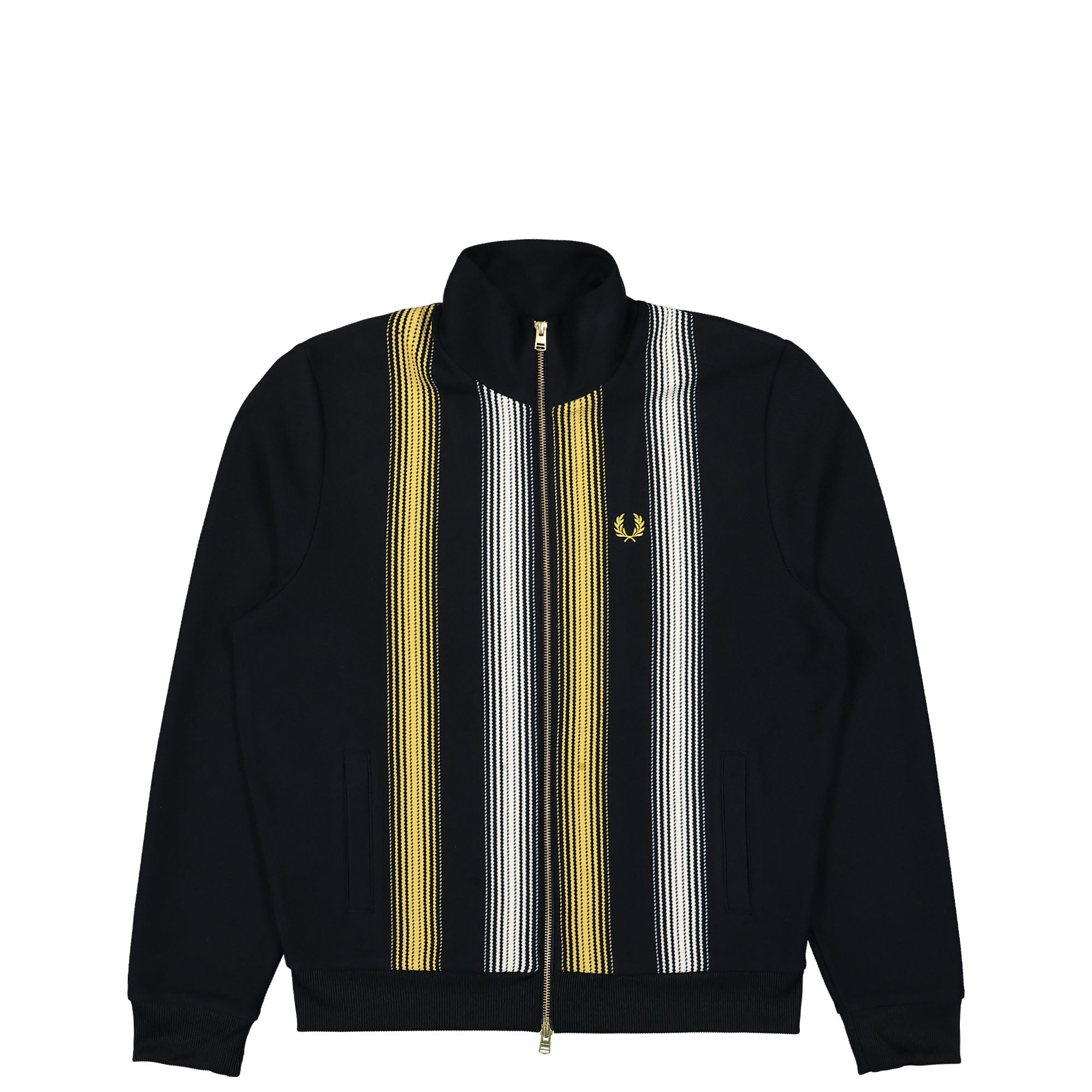 Fred Perry Ombre Stripe Track Jacket Navy Jackets J8561-608 | Overkill