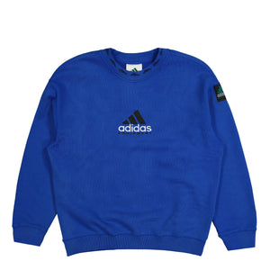 adidas Equipment Washed Crew Neck Sweatshirt Equipment Blue Sweatshirts JC8223 | Overkill