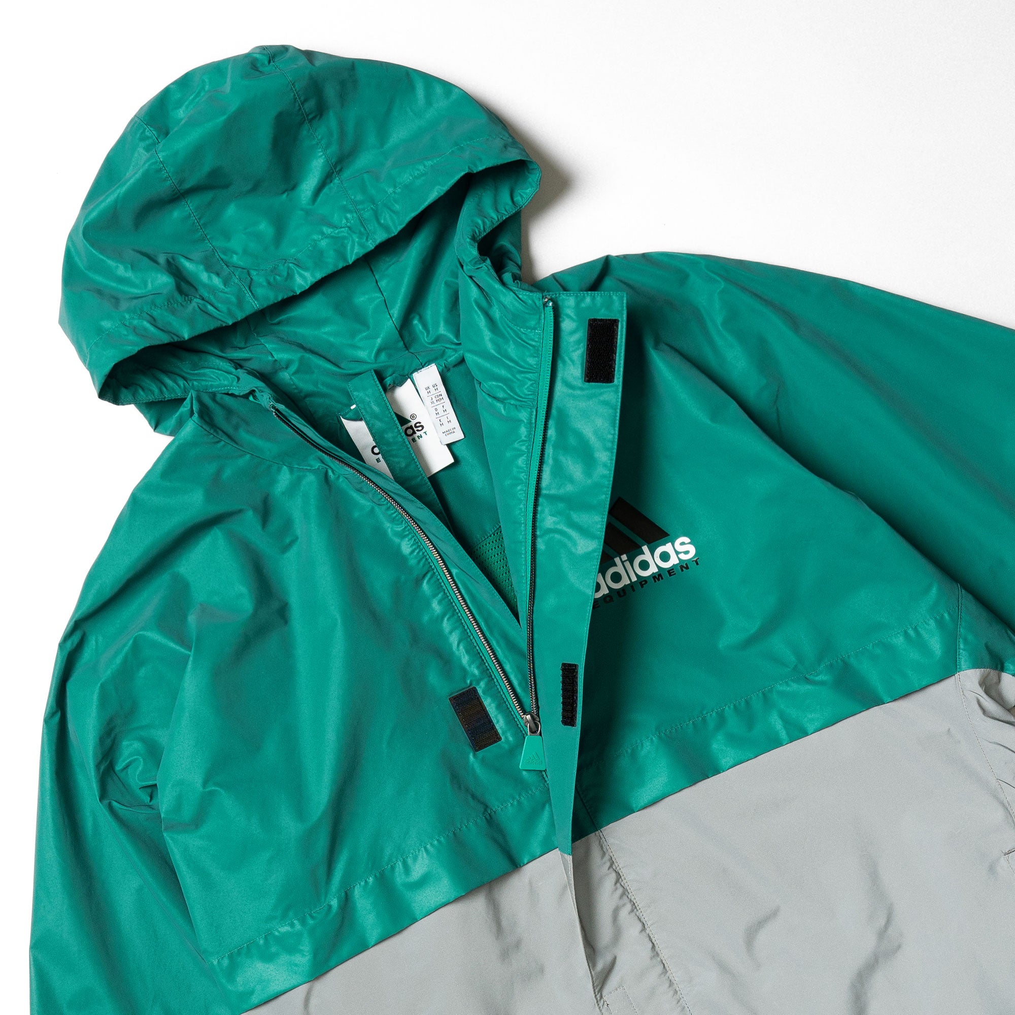 adidas Equipment Windbreaker Equipment Green Windbreaker Close-up | Overkill