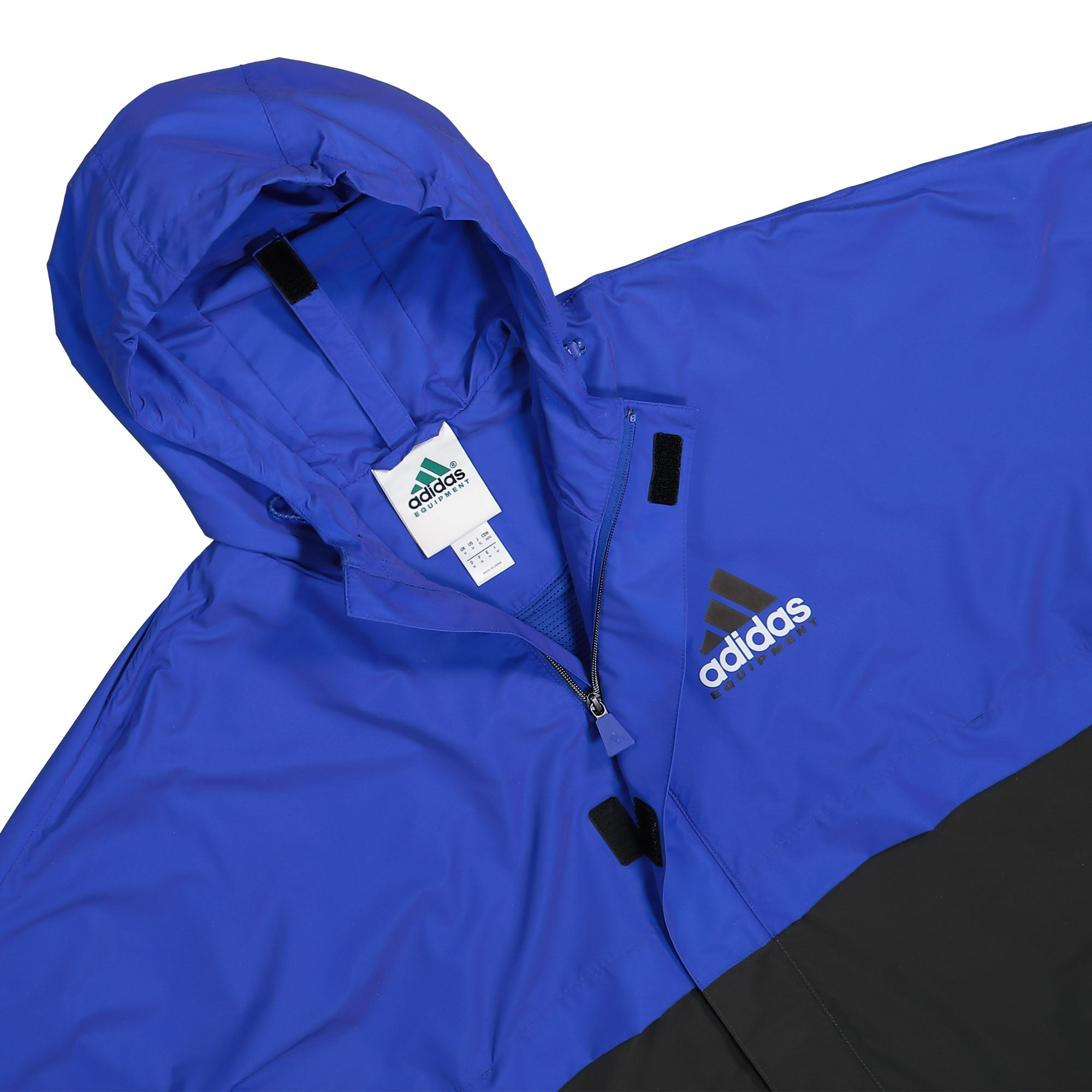 adidas Equipment Windbreaker Equipment Blue Windbreaker Close-up | Overkill