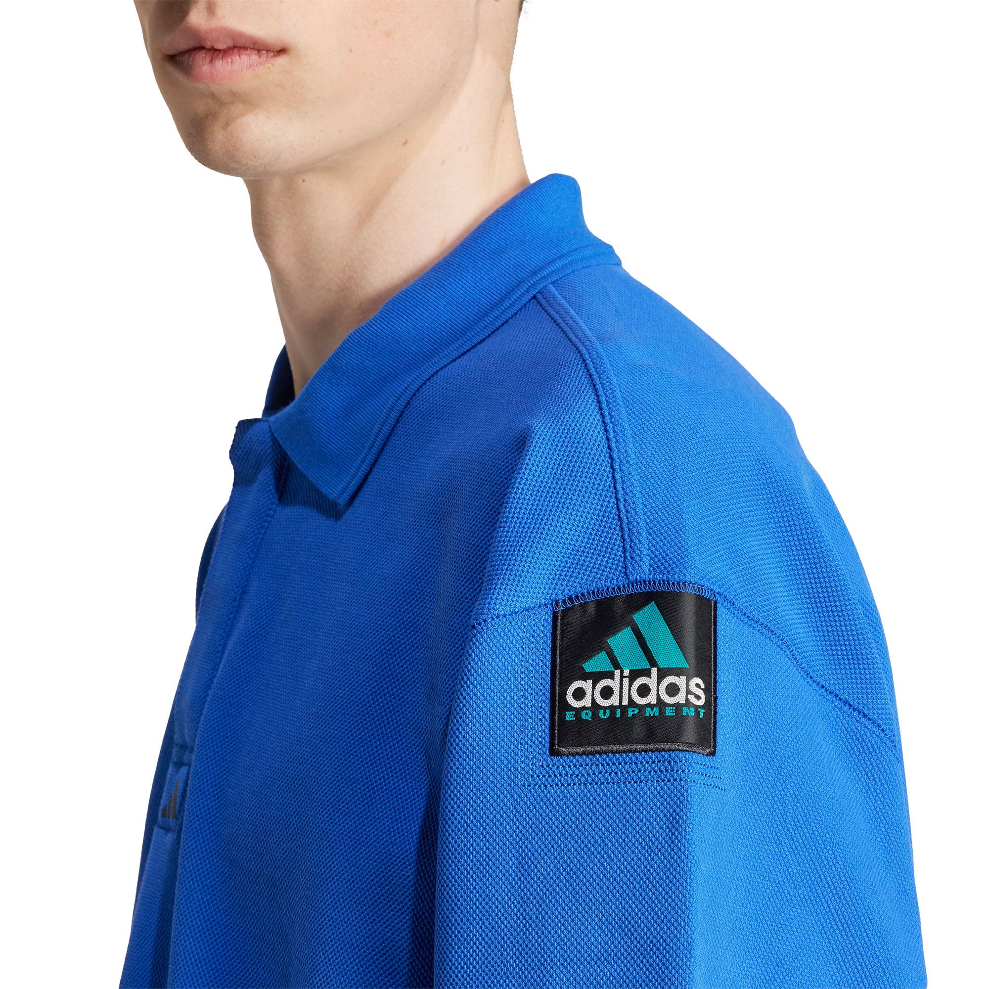 adidas Equipment Polo Equipment Blue Polo Shirts Detail view 1 | Overkill