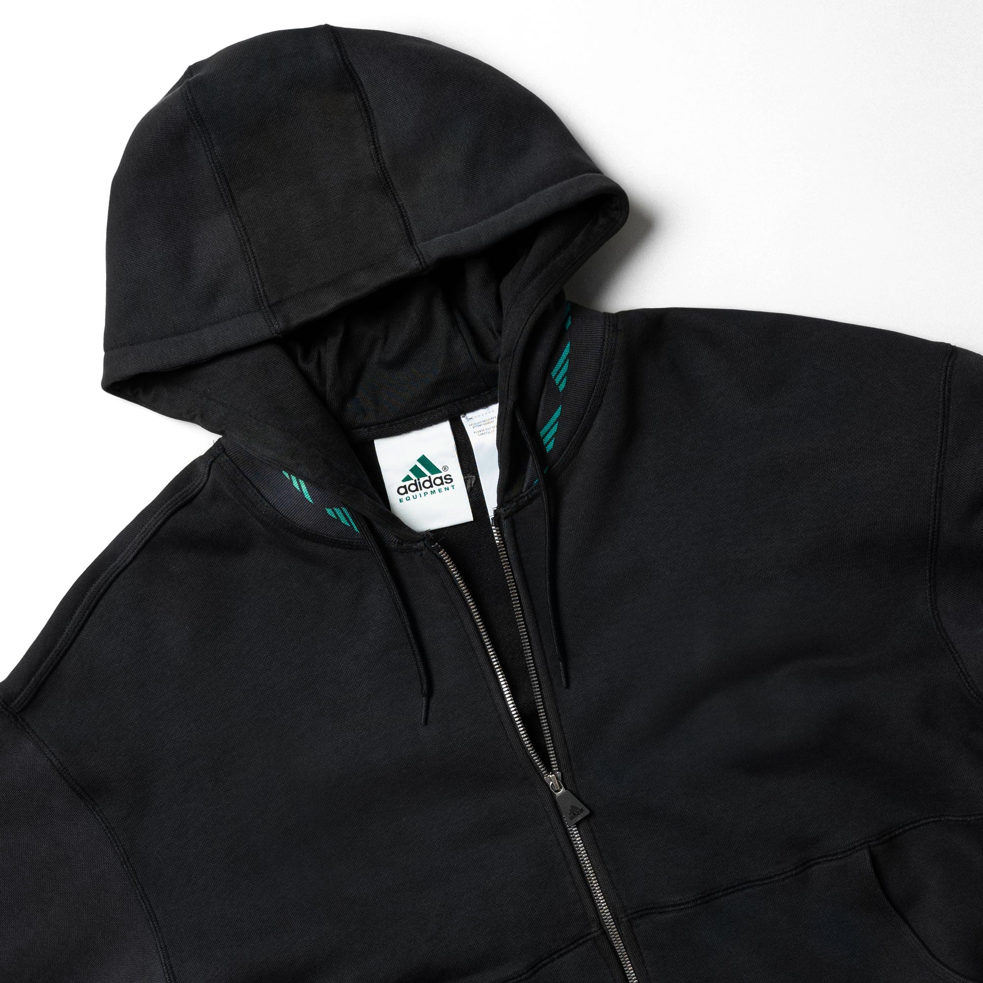 adidas Equipment Hoodie Black Hoodies Close-up | Overkill