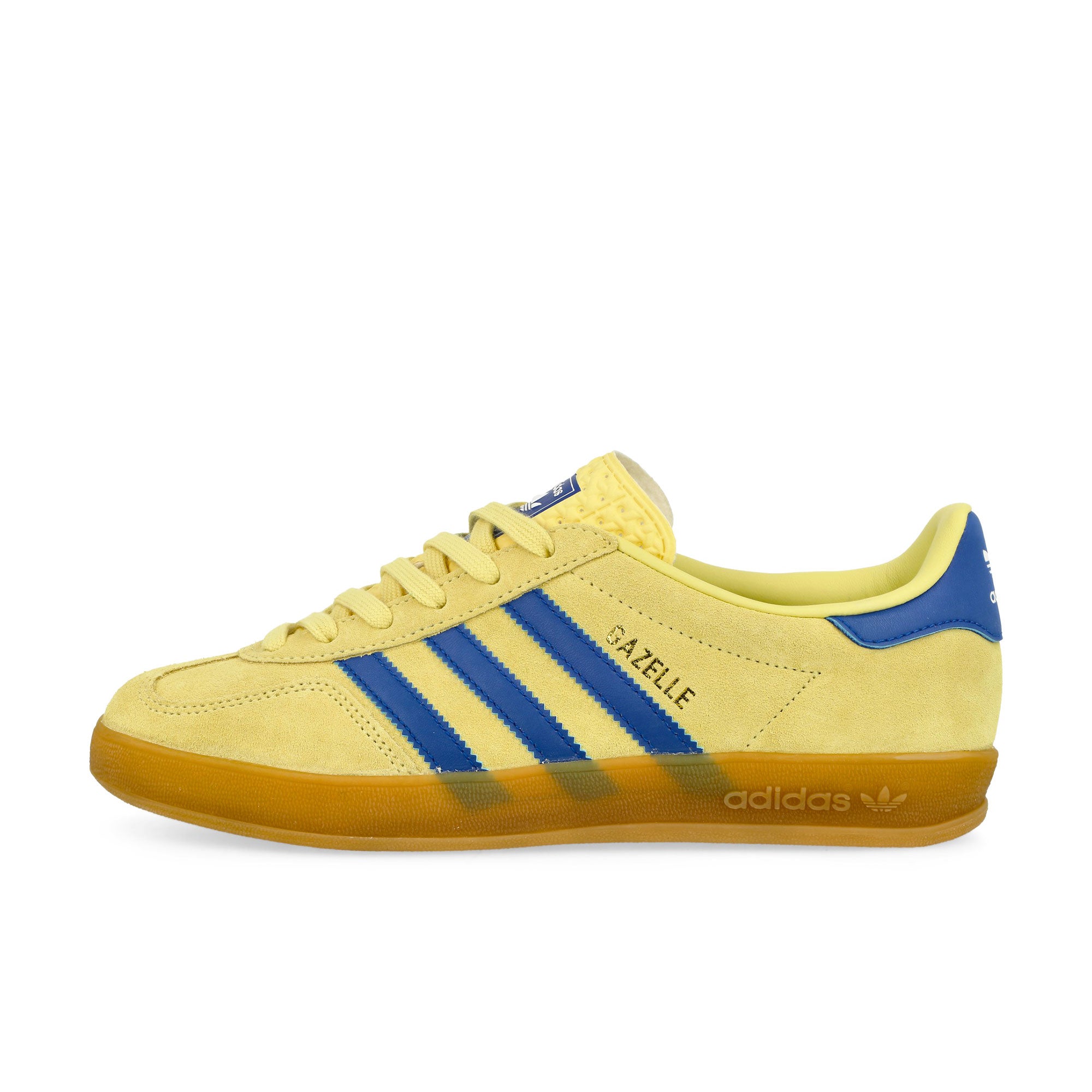 adidas Gazelle Indoor Powder Yellow / Team Royal Blue / Footwear White Low Top Sneakers JH5406 | Overkill