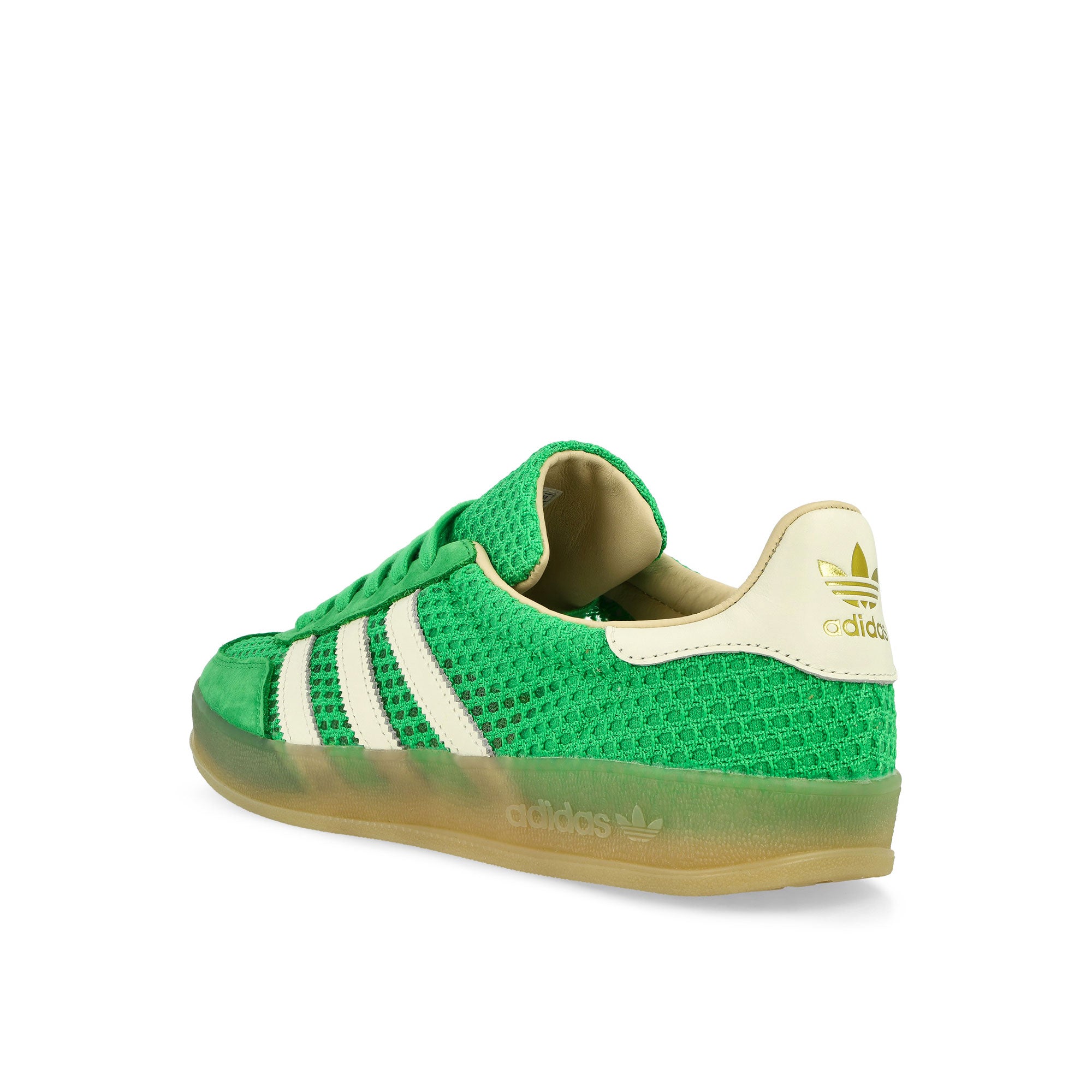 adidas Gazelle Indoor Energy Green / Off White / Magic Beige Low Top Sneakers Material | Overkill