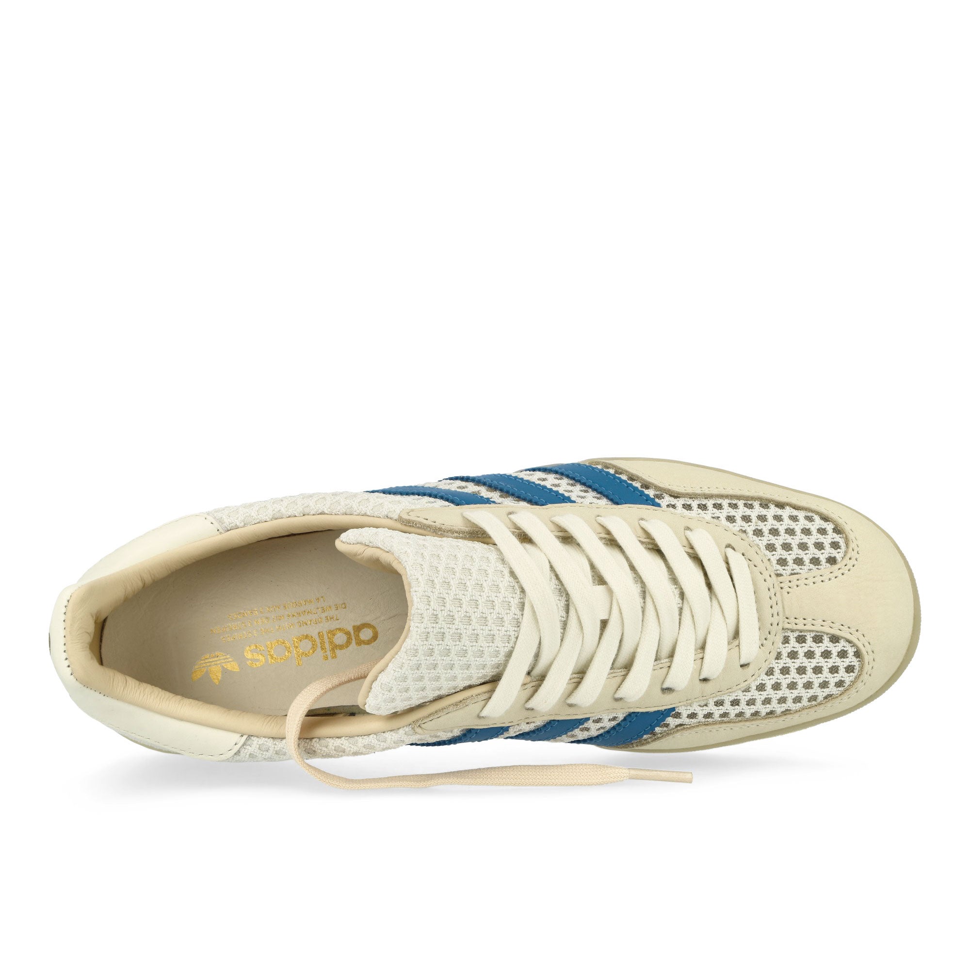 adidas Gazelle Indoor Off White / Focus Blue / Warm Vanilla Low Top Sneakers Detailfoto | Overkill