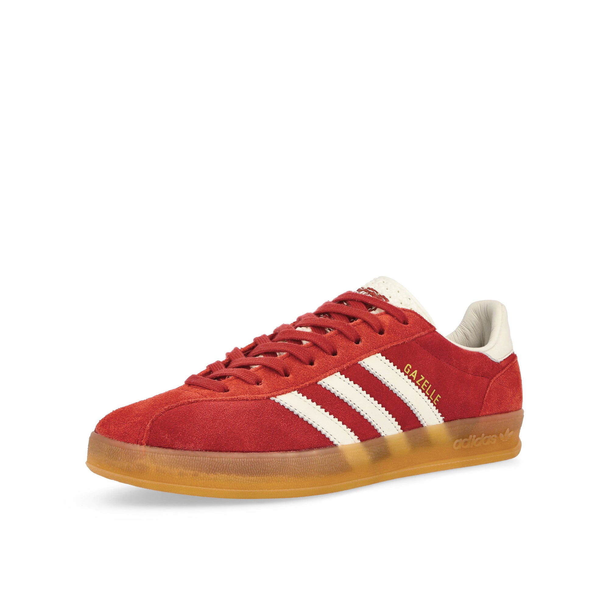 adidas Gazelle Indoor Pro Team Victory Red / Core White / Power Red Low Top Sneakers Close Up | Overkill