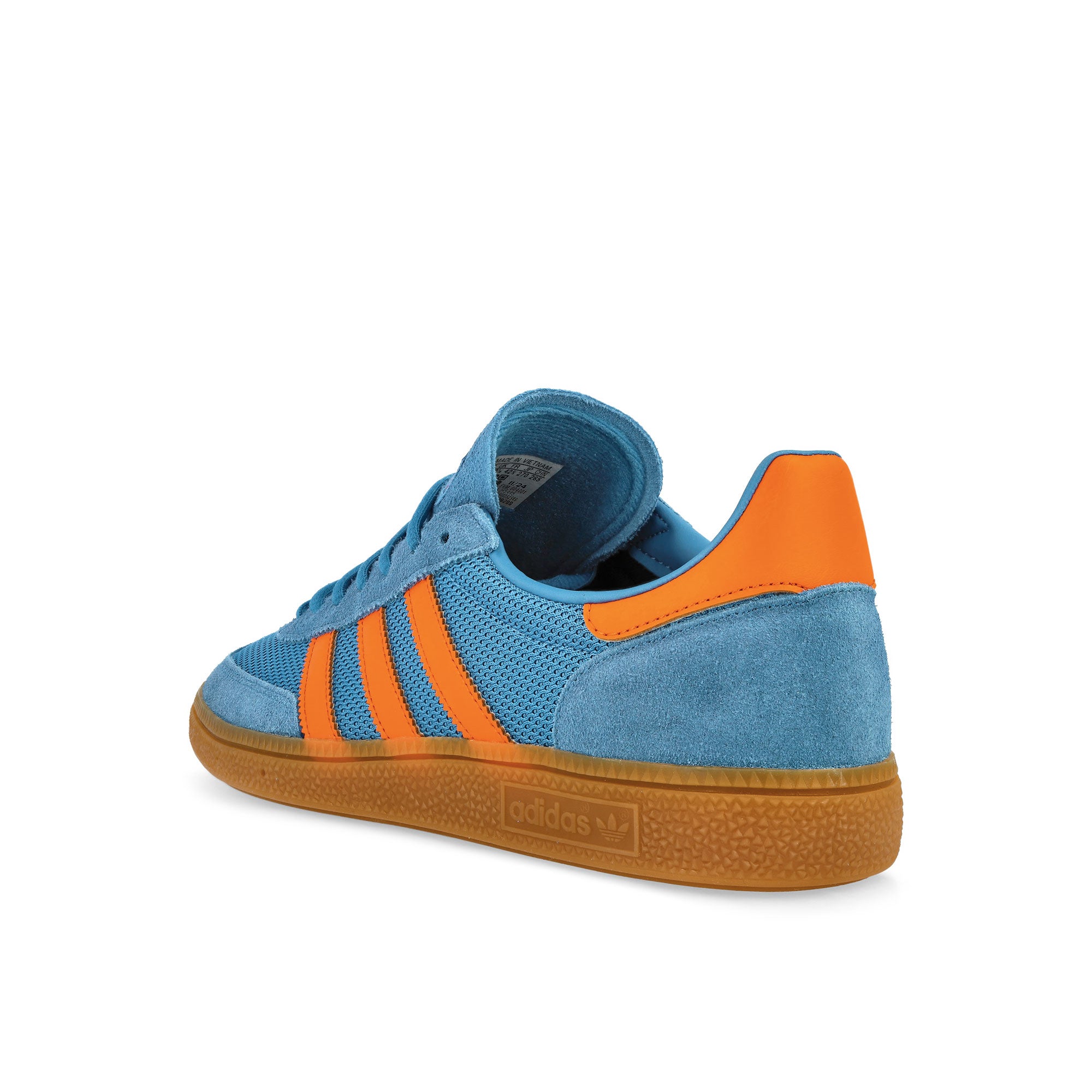 adidas Handball Spezial Focus Blue / Orange / Gum Low Top Sneakers Material | Overkill