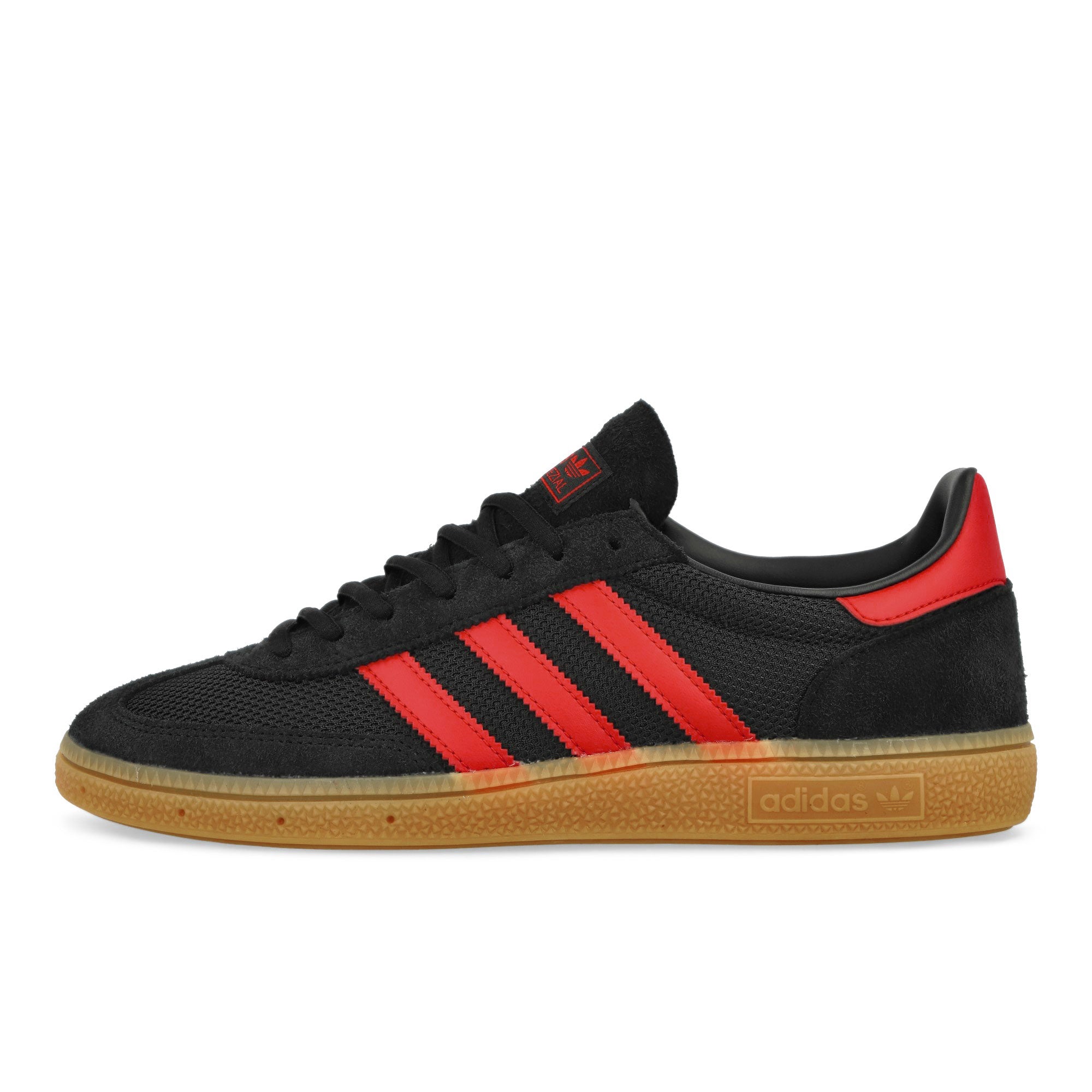 adidas Handball Spezial Core Black / Better Scarlet / Gum 2 Low Top Sneakers JH5446 | Overkill