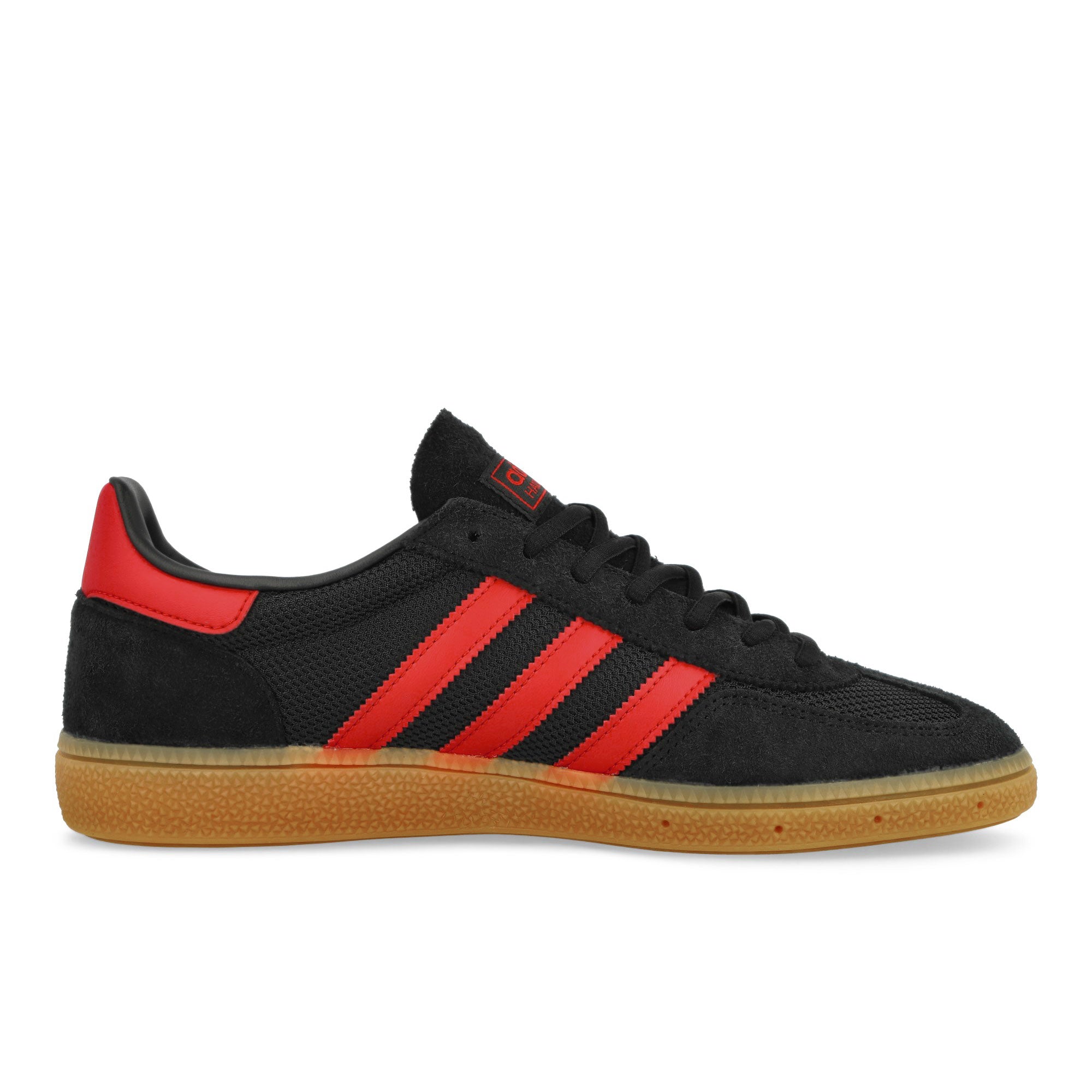 adidas Handball Spezial Core Black / Better Scarlet / Gum 2 Low Top Sneakers Silhouette | Overkill