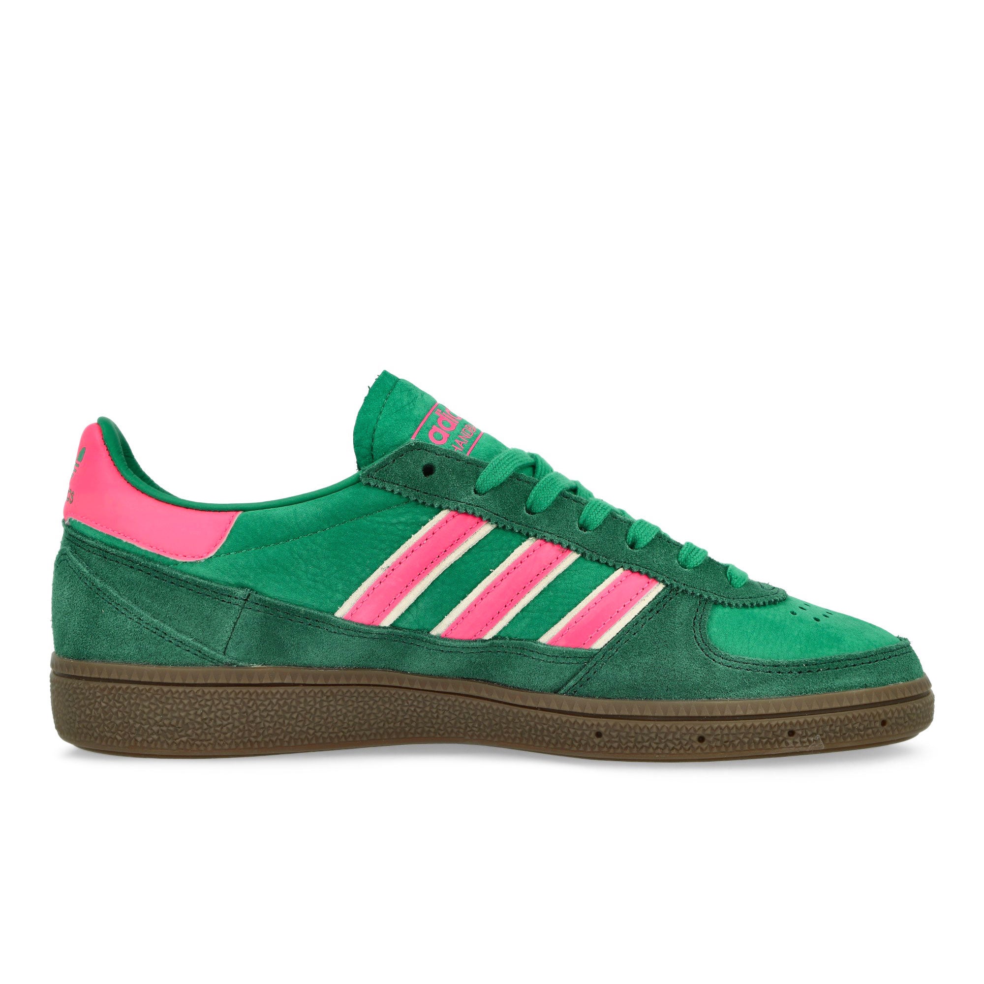 adidas Handball Spezial WM Court Green / Lucid Pink / Off White Low Top Sneakers Silhouette | Overkill