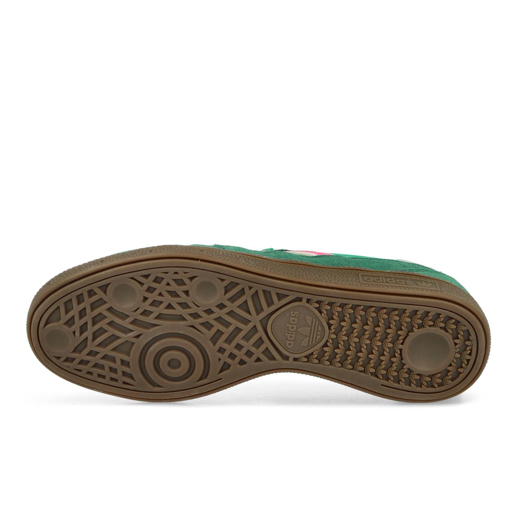 adidas Handball Spezial WM Court Green / Lucid Pink / Off White Low Top Sneakers Detail View 1 | Overkill