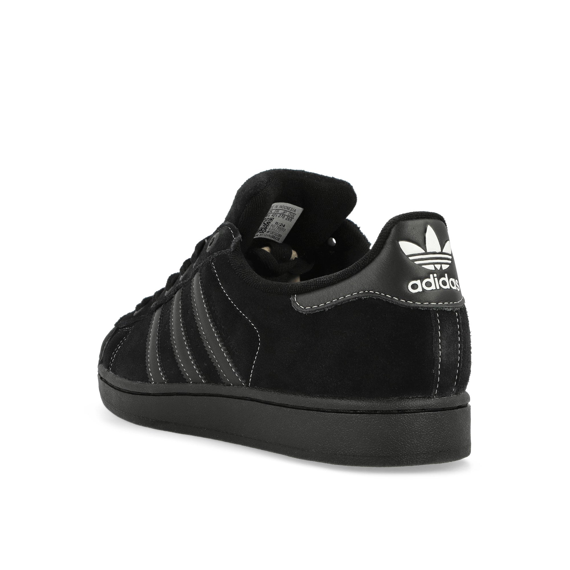 adidas Superstar II Core Black / Core Black / Footwear White Low Top Sneakers Material | Overkill