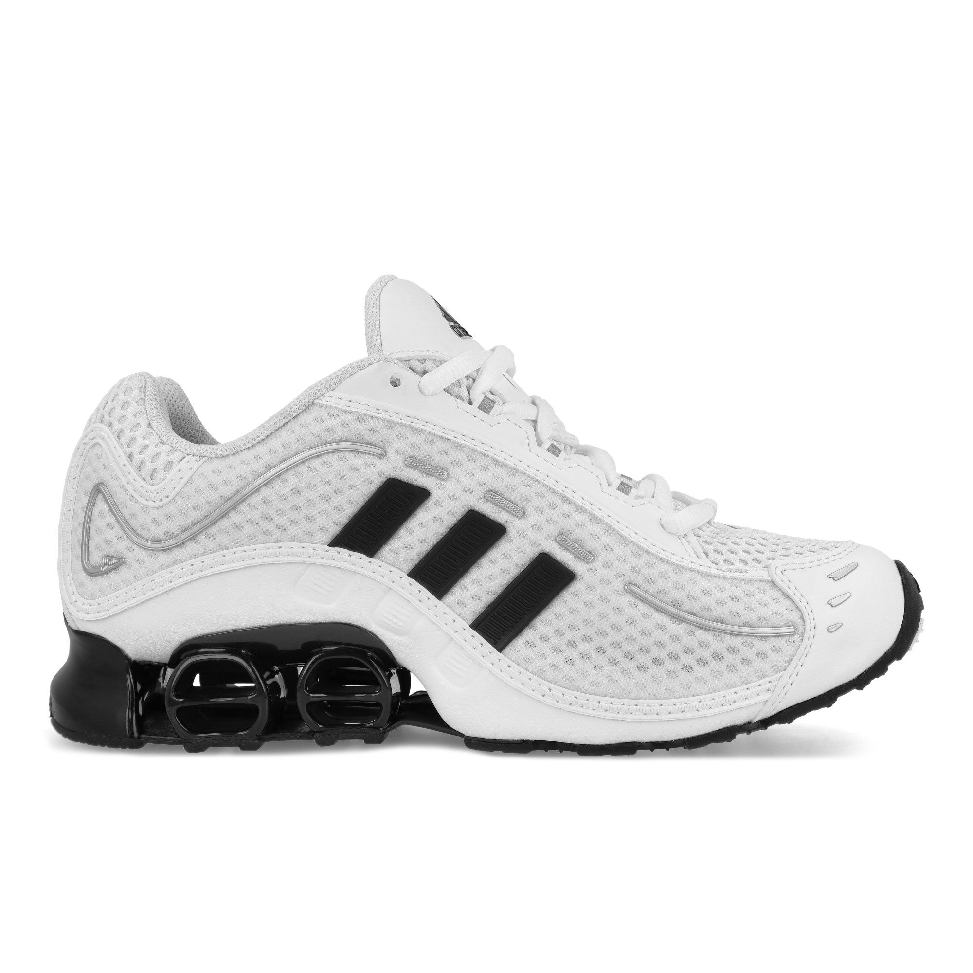 adidas Megaride O1 Footwear White / Core Black / Silver Metallic Low Top Sneakers Silhouette | Overkill