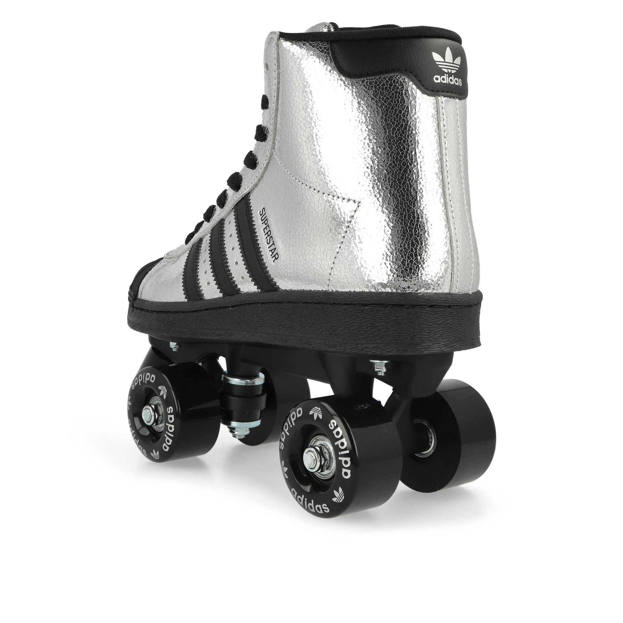 adidas Superstar 82 Skate W Silver Metallic / Core Black / Footwear White High Top Sneakers Material | Overkill