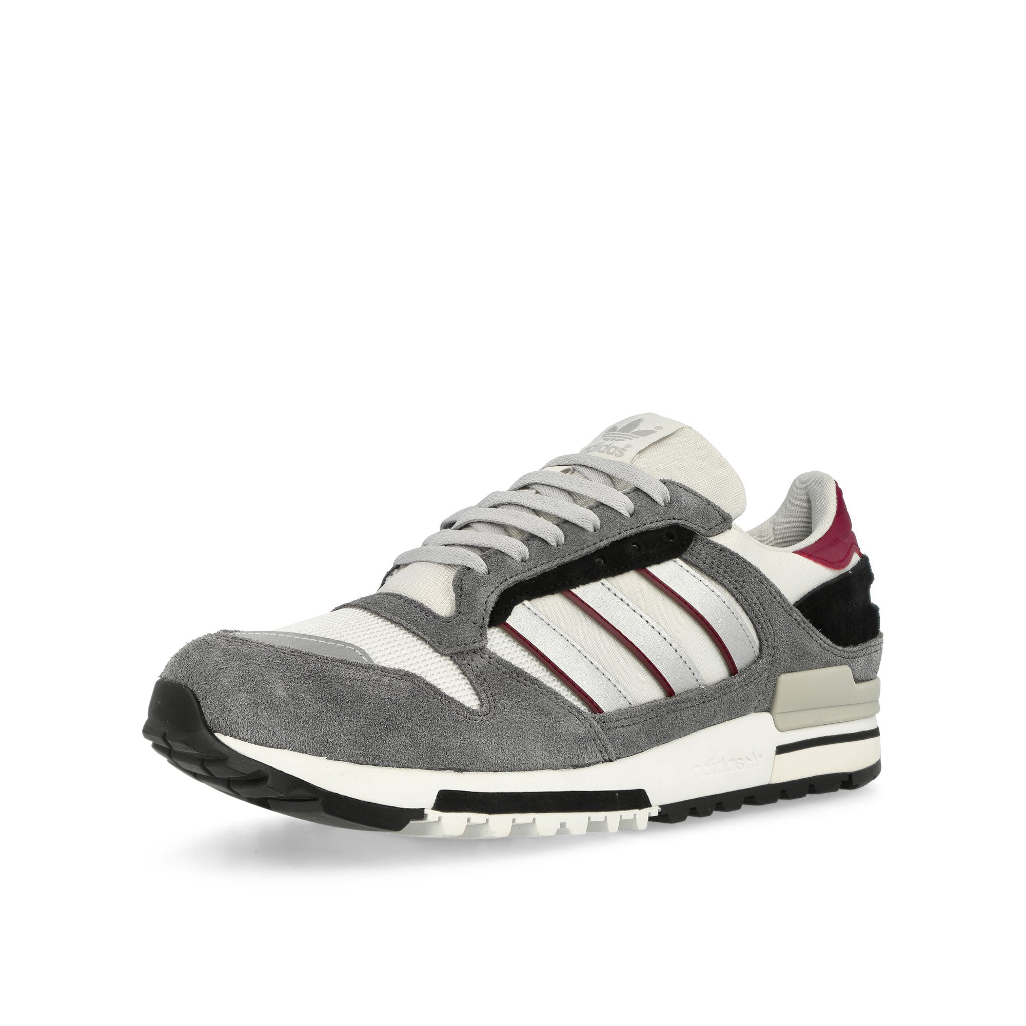 adidas ZX 600 Dash Grey / Silver Metallic / Grey Two Low Top Sneakers Close Up | Overkill