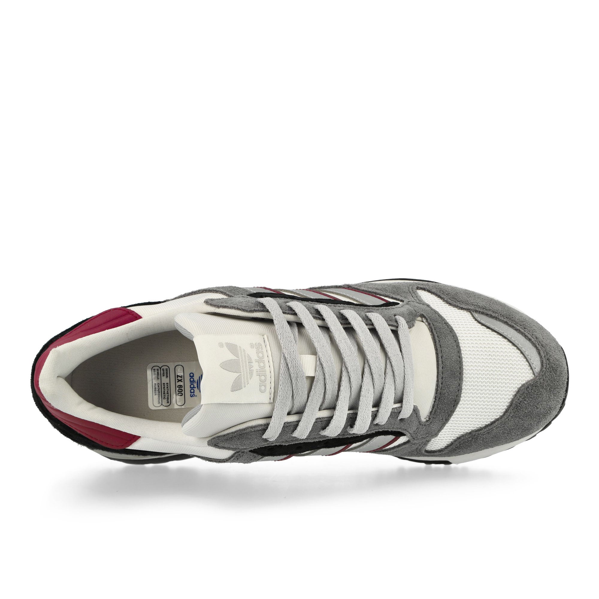 adidas ZX 600 Dash Grey / Silver Metallic / Grey Two Low Top Sneakers Detailfoto | Overkill