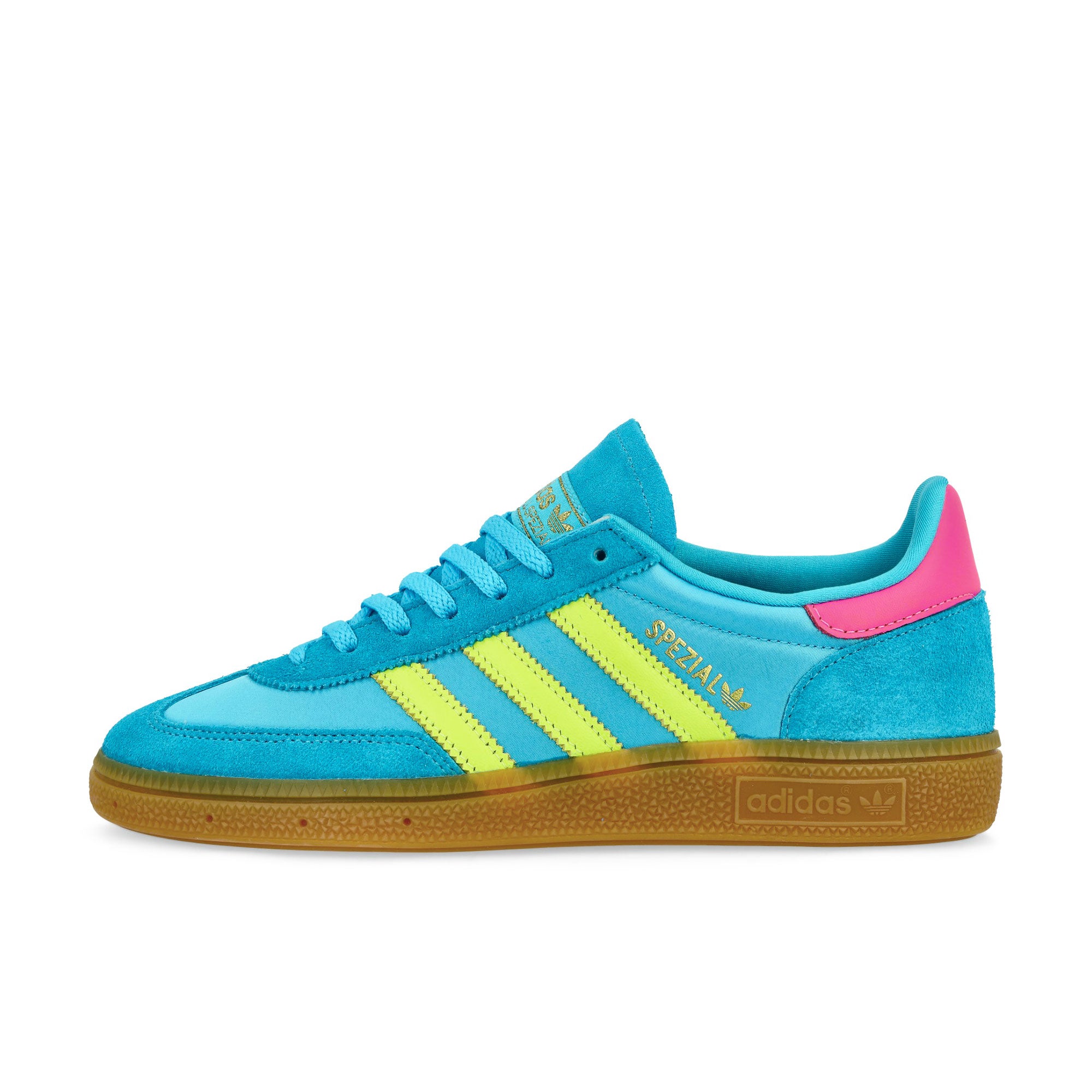 adidas Handball Spezial W Sky Rush / Solar Yellow / Lucid Pink Low Top Sneakers JH5658 | Overkill