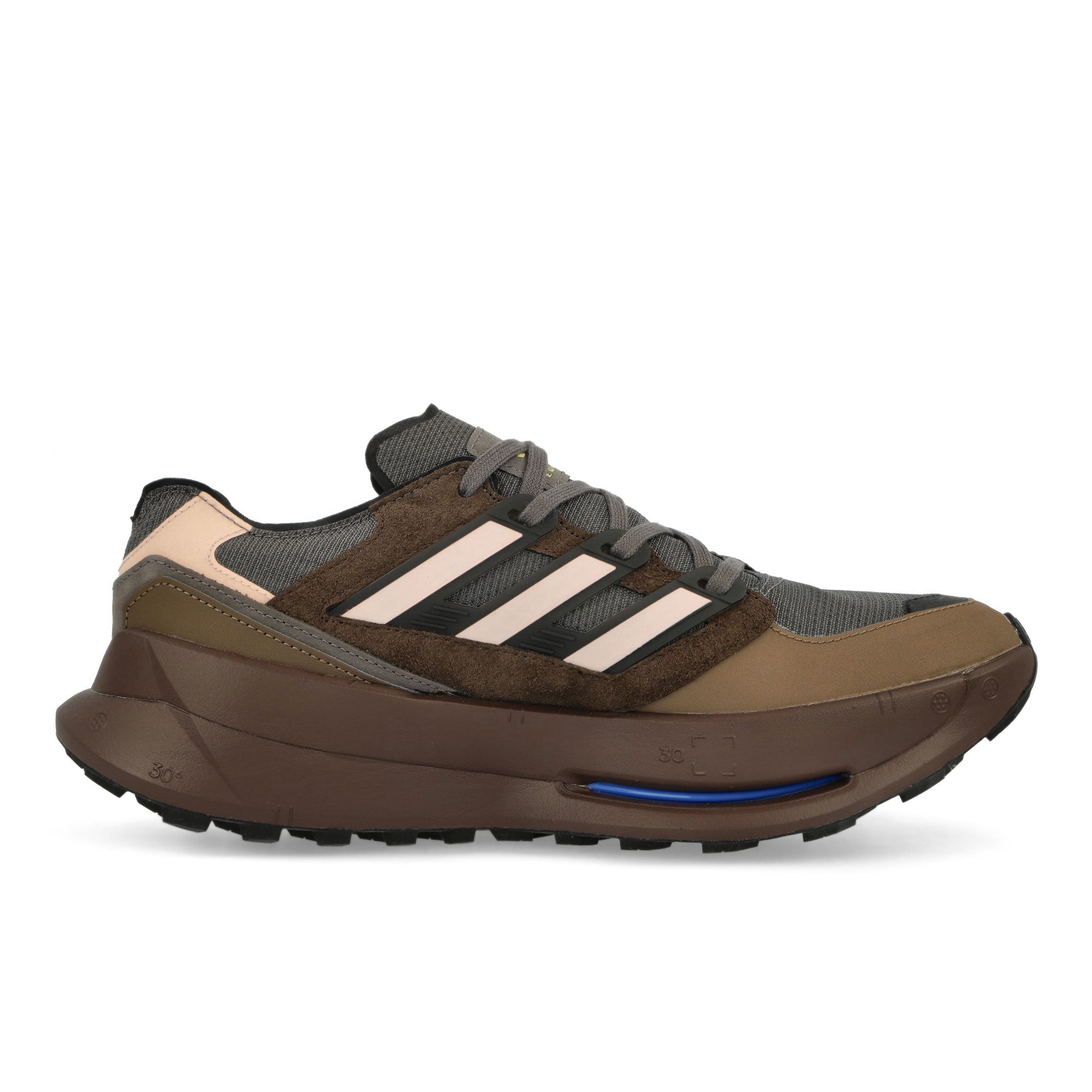 adidas Equipment Agravic Brown / Charcoal / Sandy Pink Low Top Sneakers Silhouette | Overkill