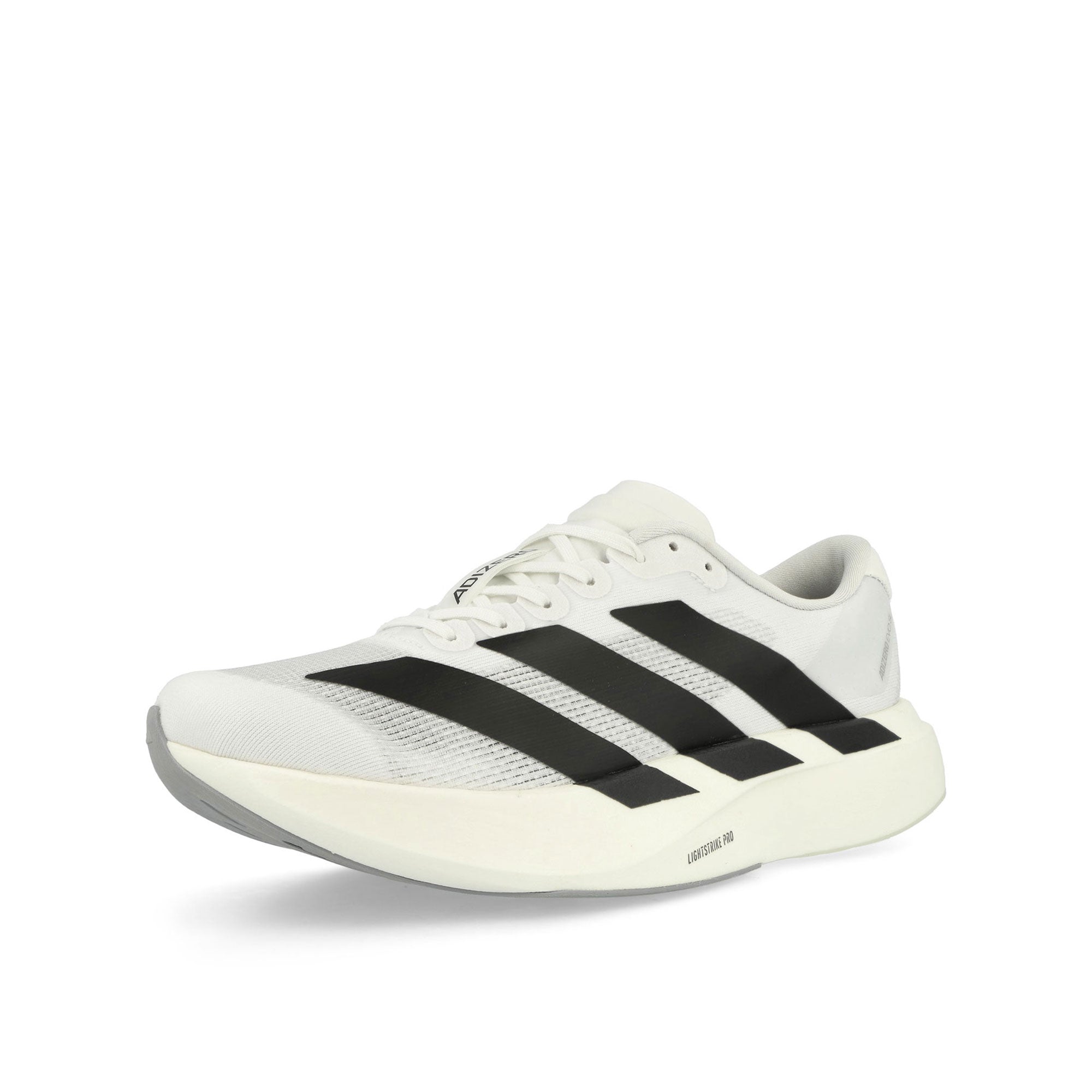 adidas adizero Evo SL M Footwear White / Core Black / Footwear White Low Top Sneakers Close Up | Overkill