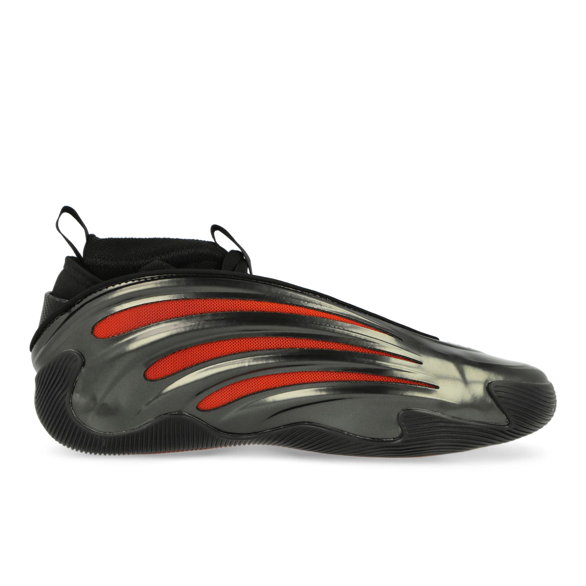 adidas Harden Volume 9 Core Black / Lucid Red / Footwear White Low Top Sneakers Silhouette | Overkill