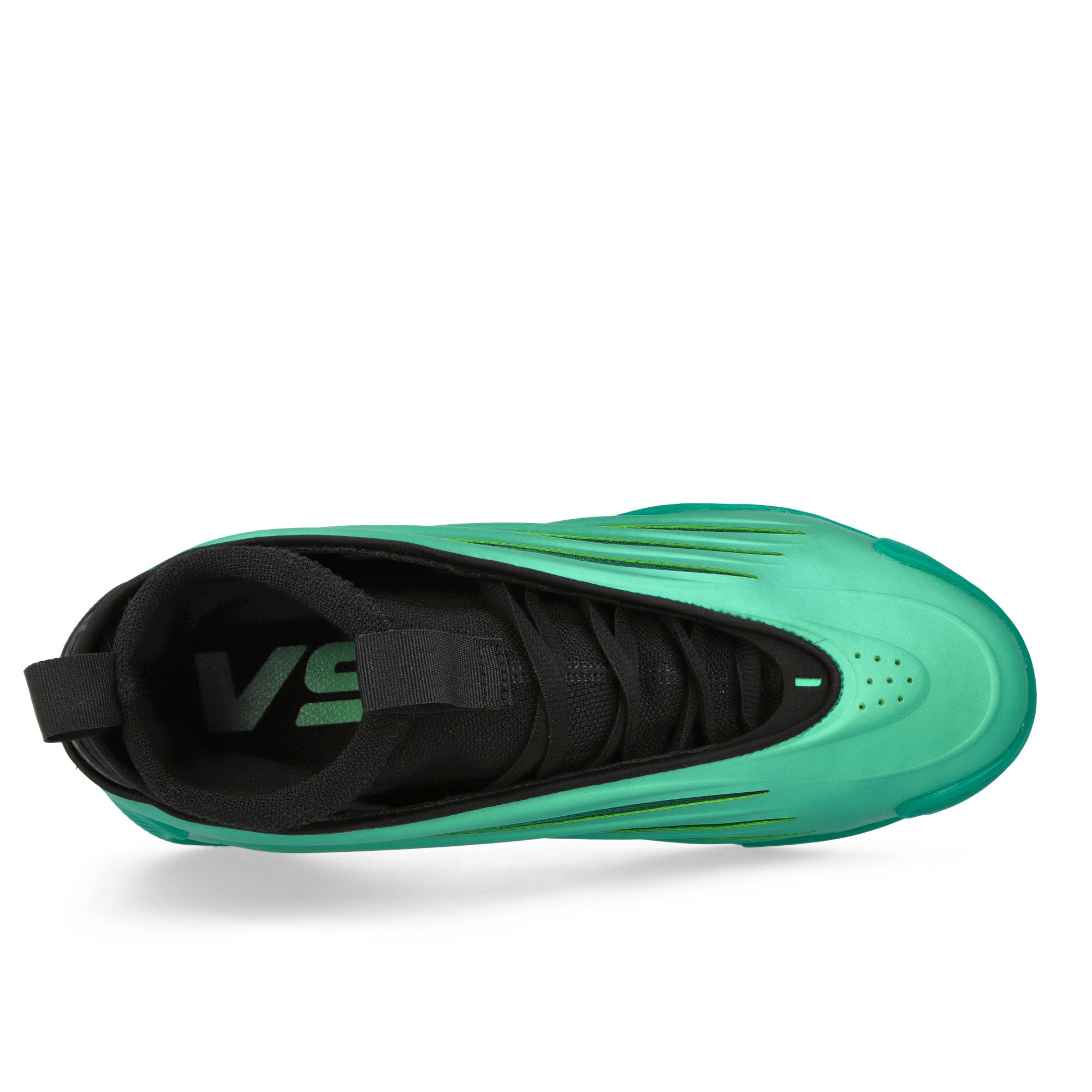 adidas Harden Volume 9 Semi Court Green / Core Black / Screaming Green Low Top Sneakers Detailfoto | Overkill
