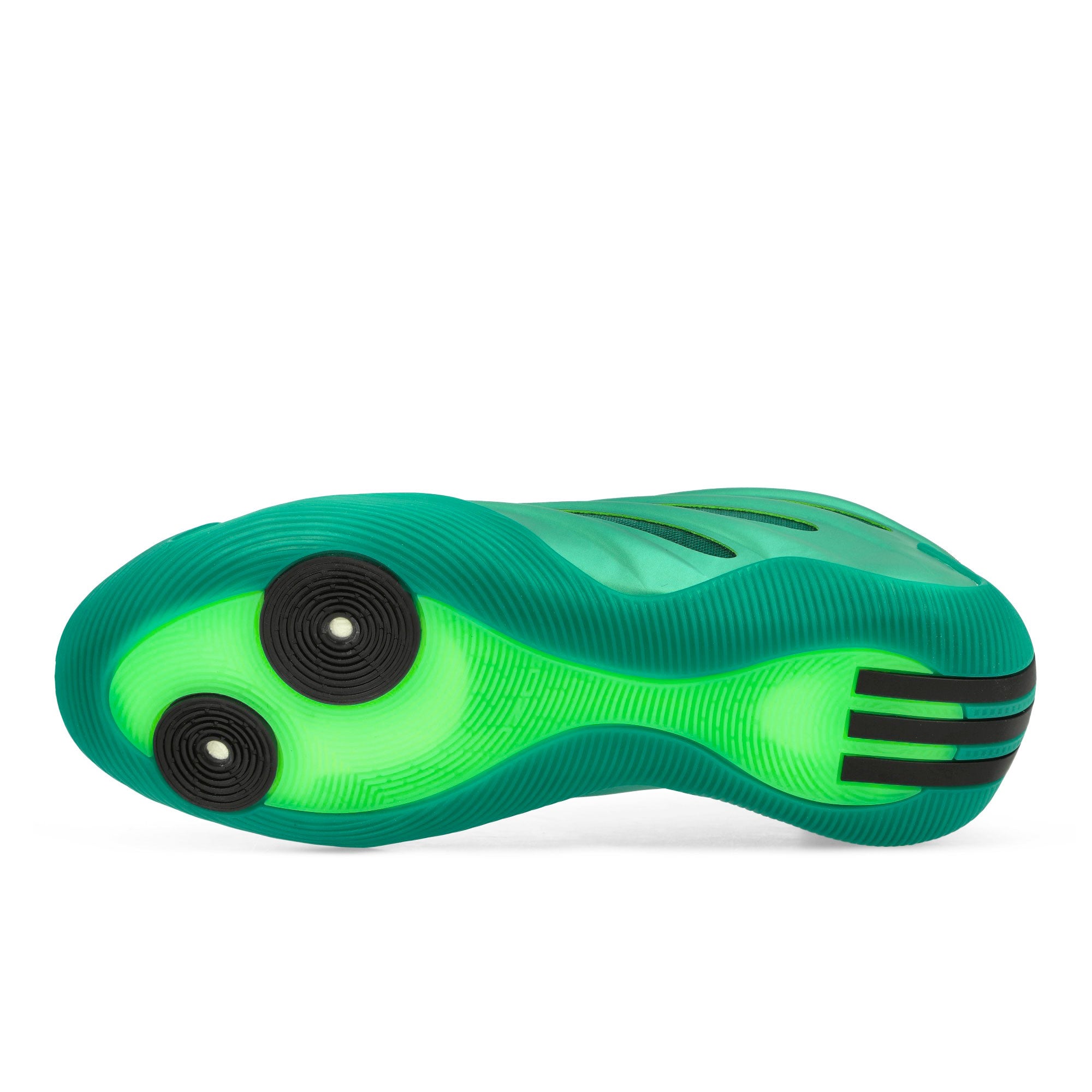 adidas Harden Volume 9 Semi Court Green / Core Black / Screaming Green Low Top Sneakers Detail View 1 | Overkill