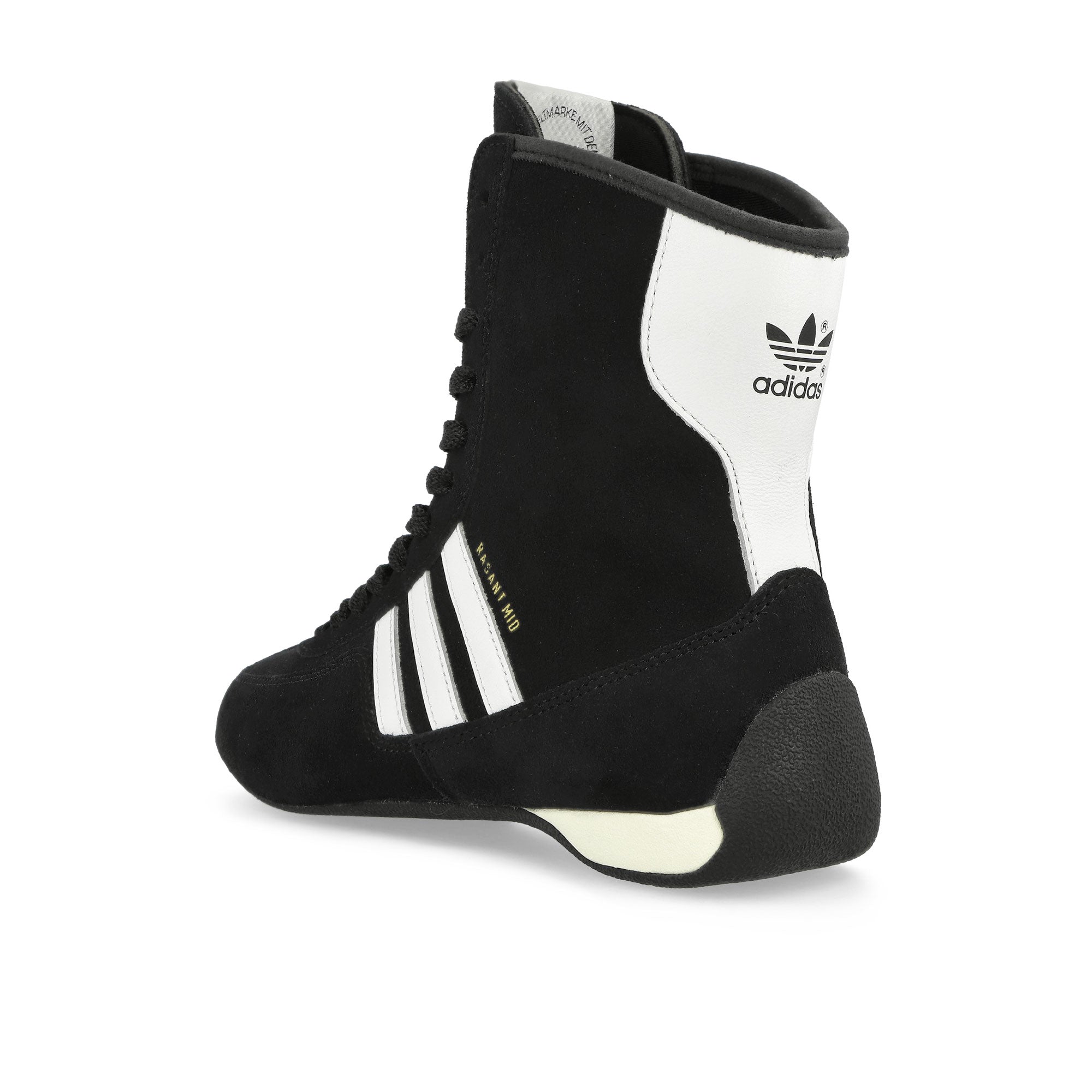 adidas Rasant Mid W Core Black / Footwear White / Off White High Top Sneakers Material | Overkill