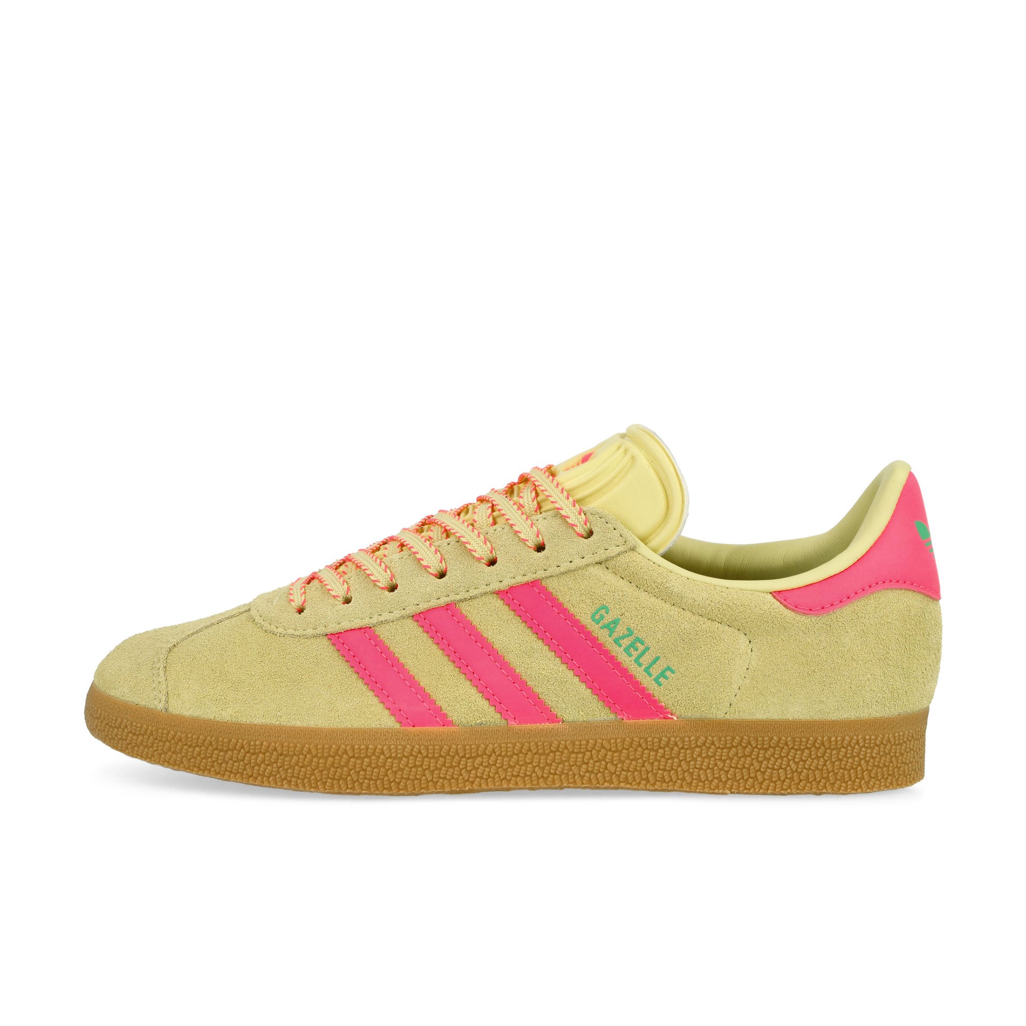 adidas Gazelle W Powder Yellow / Lucid Pink / Gum3 Low Top Sneakers JH7211 | Overkill