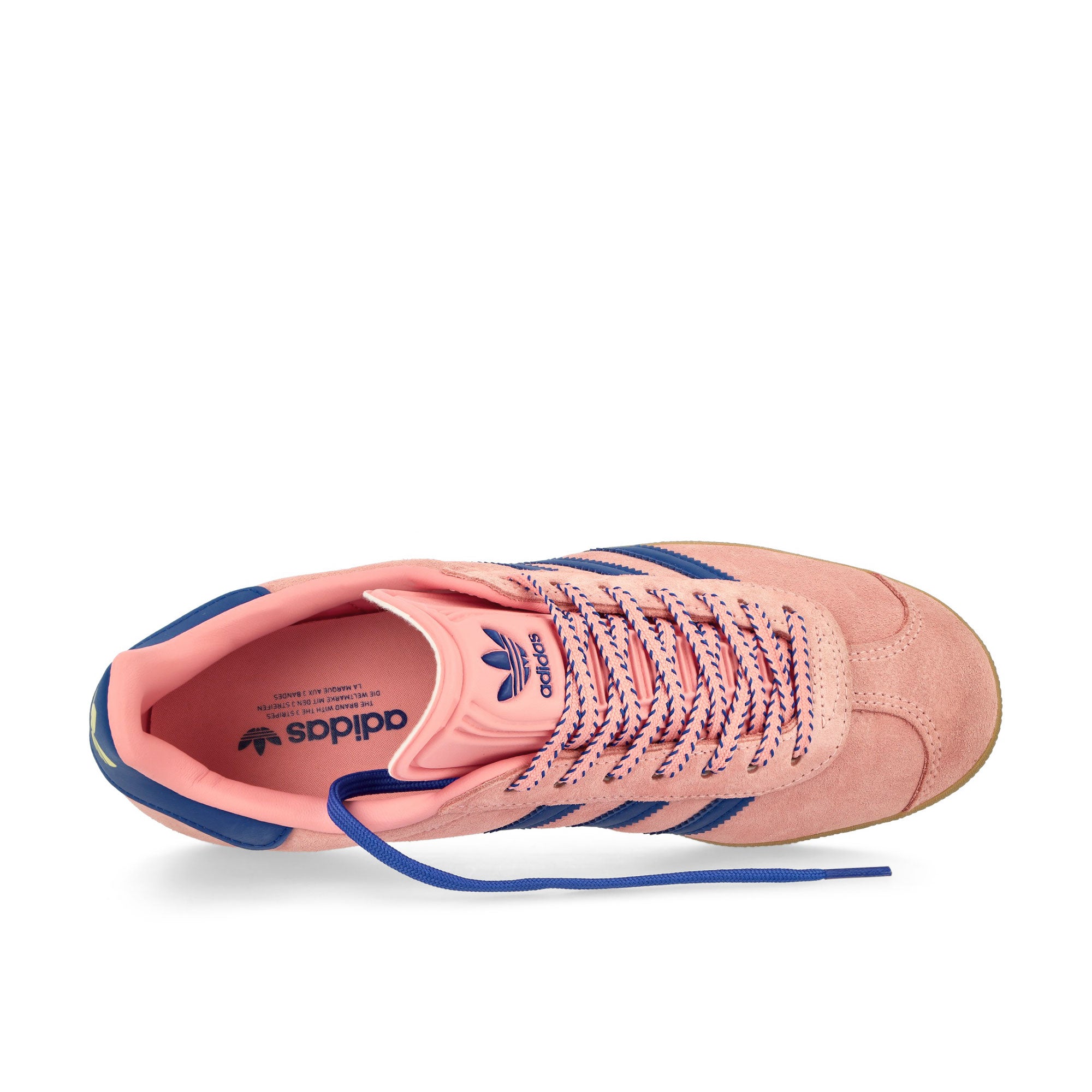 adidas Gazelle W Semi Pink Spark / Lucid Blue / Pure Sulfur Low Top Sneakers Detailfoto | Overkill
