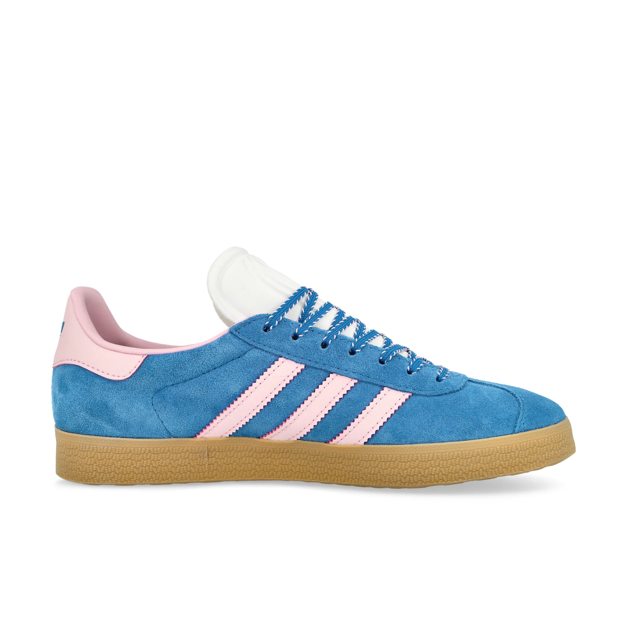 adidas Gazelle W Blue / Orchid Fusion / Gum 3 Low Top Sneakers Silhouette | Overkill
