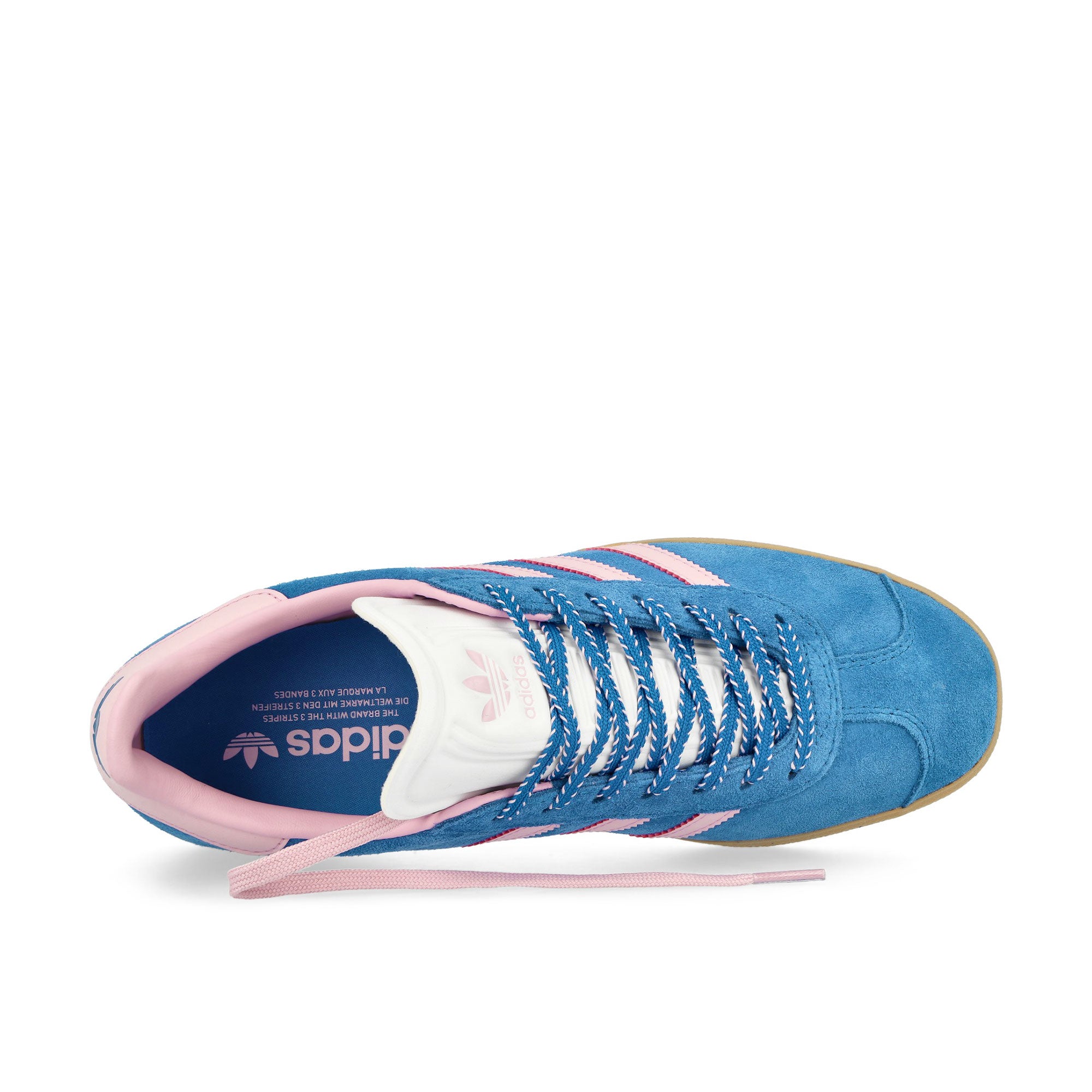 adidas Gazelle W Blue / Orchid Fusion / Gum 3 Low Top Sneakers Detailfoto | Overkill