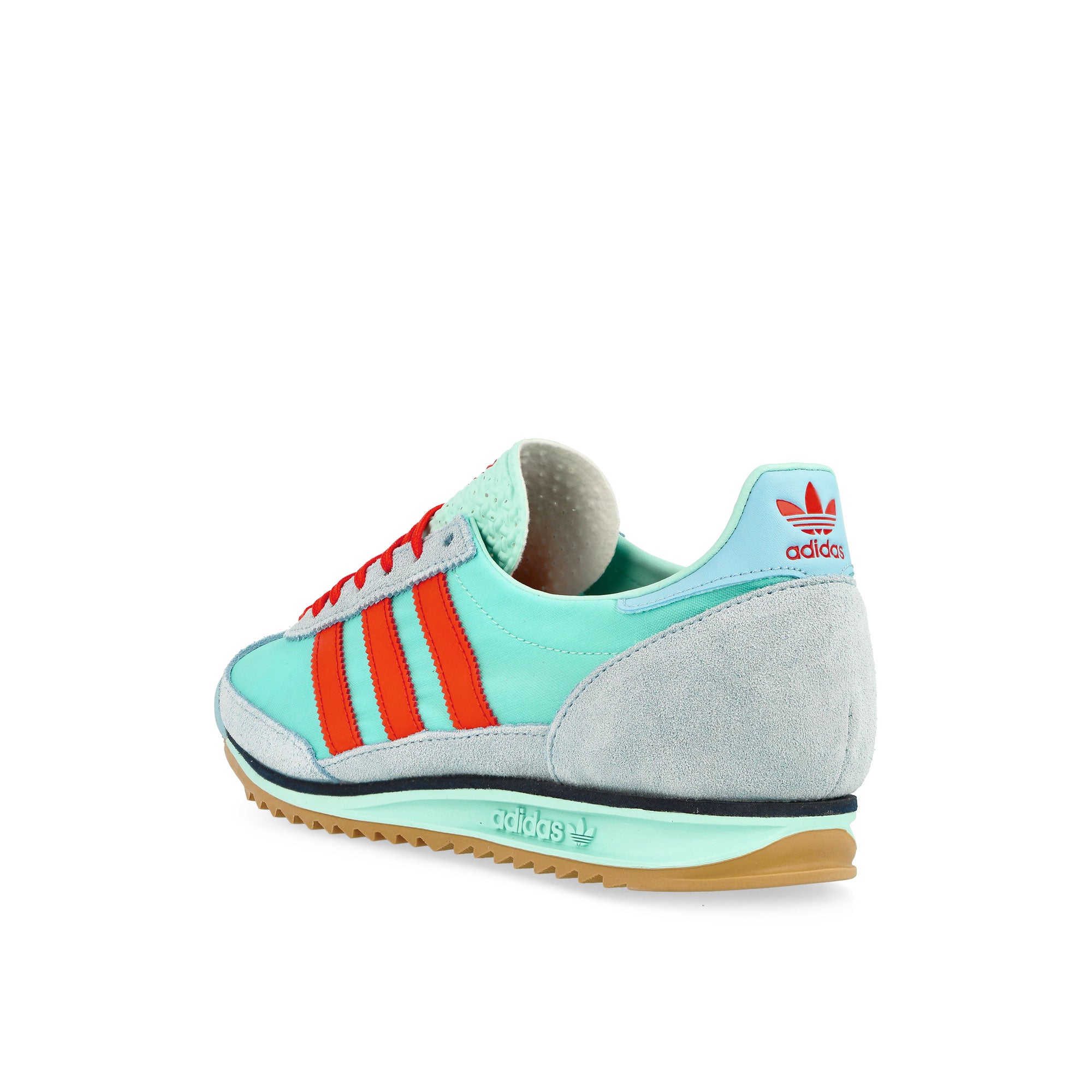 adidas SL 72 OG W Semi Flash Aqua / Bright Red / Clear Sky Low Top Sneakers Material | Overkill