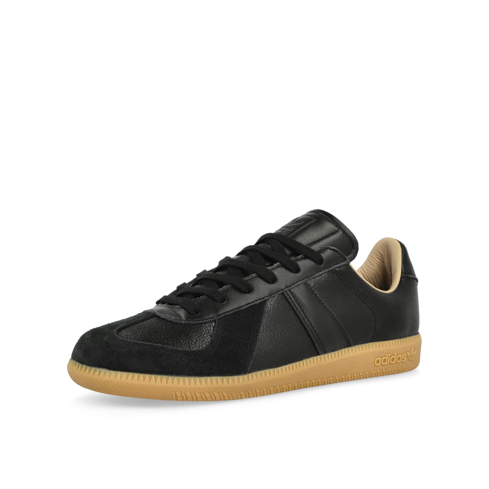 adidas BW Army Lux Core Black / Core Black / Gum 3 Low Top Sneakers Close Up | Overkill
