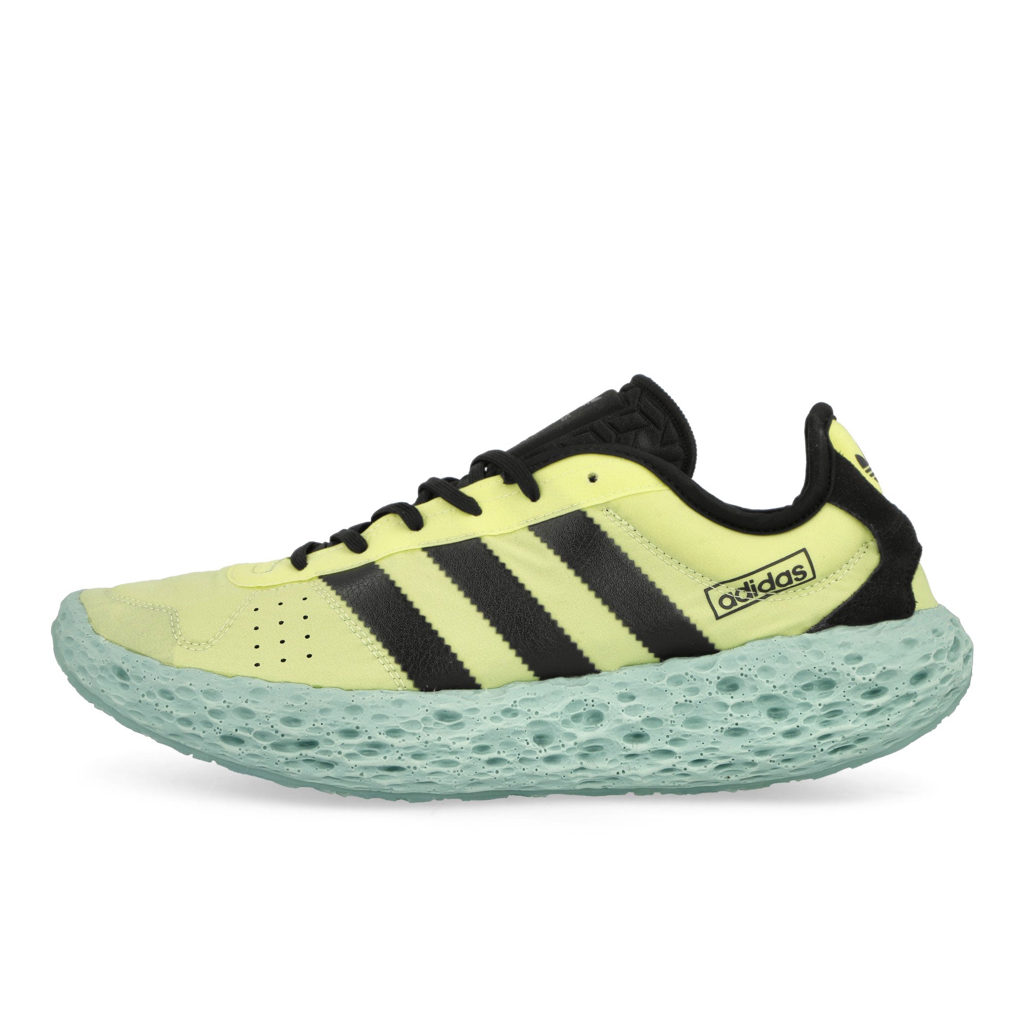 adidas Zponge Ice Yellow / Core Black / Focus Blue Low Top Sneakers JH8110 | Overkill