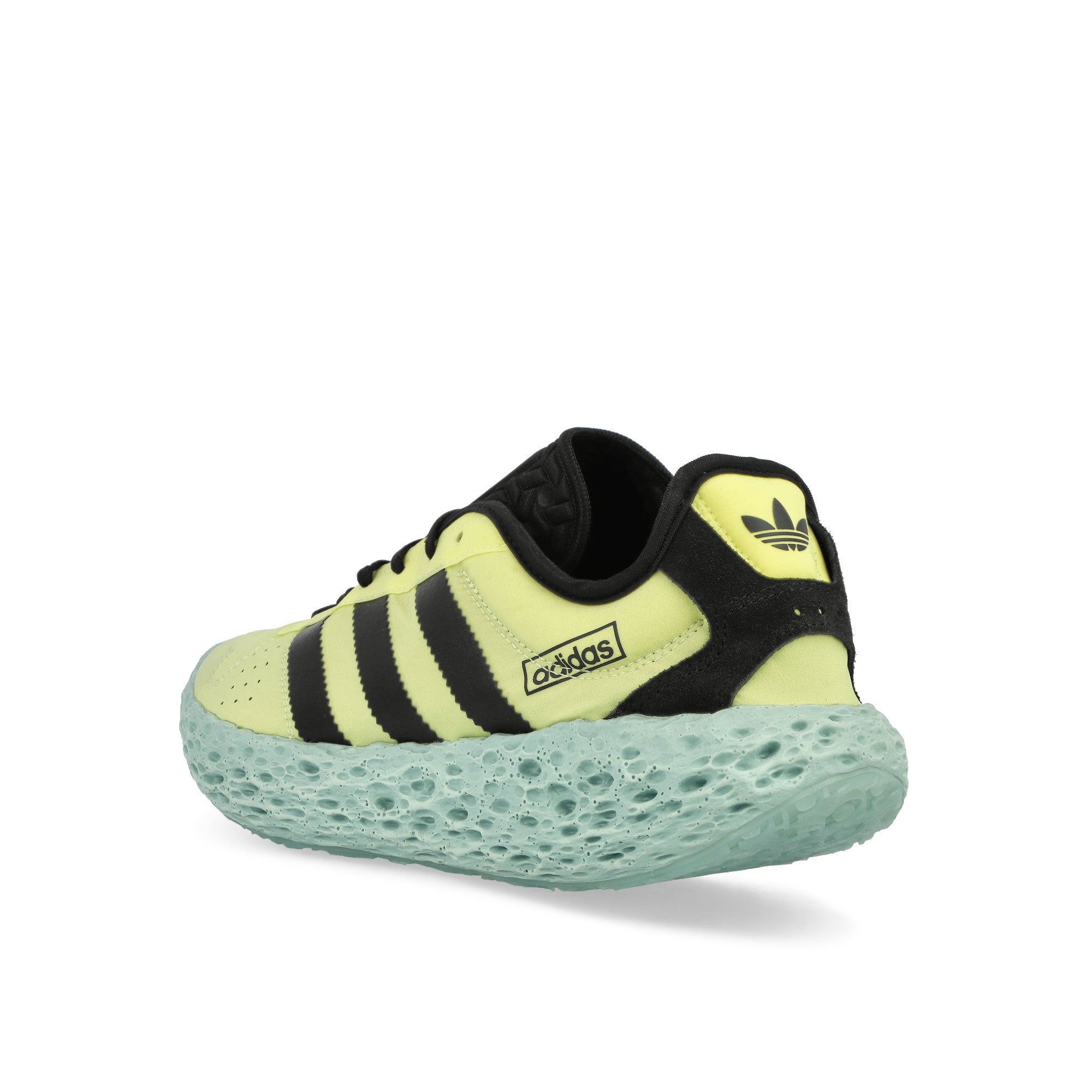 adidas Zponge Ice Yellow / Core Black / Focus Blue Low Top Sneakers Material | Overkill