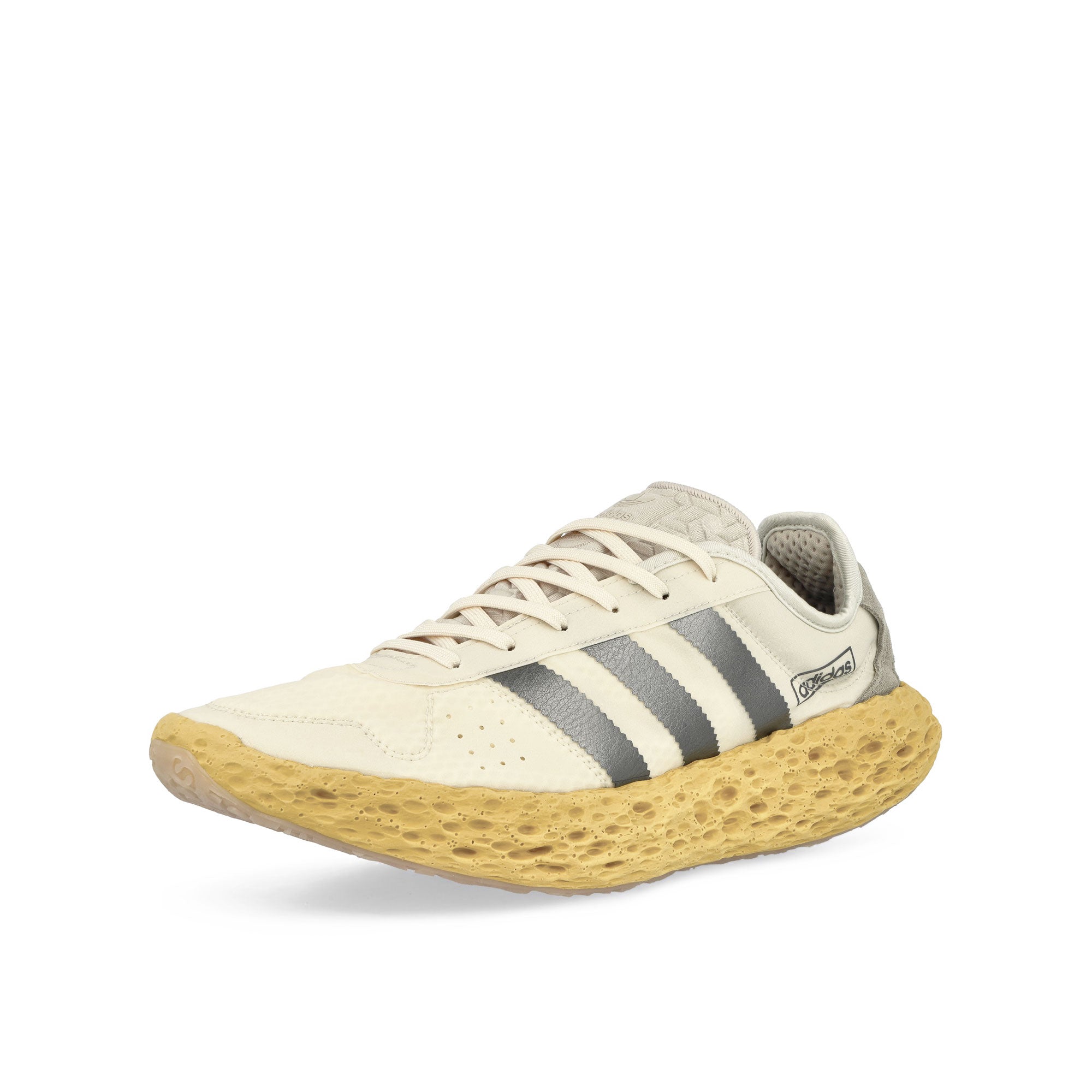 adidas Zponge Orbit Grey / Iron Metallic / Utility Yellow Low Top Sneakers Close Up | Overkill