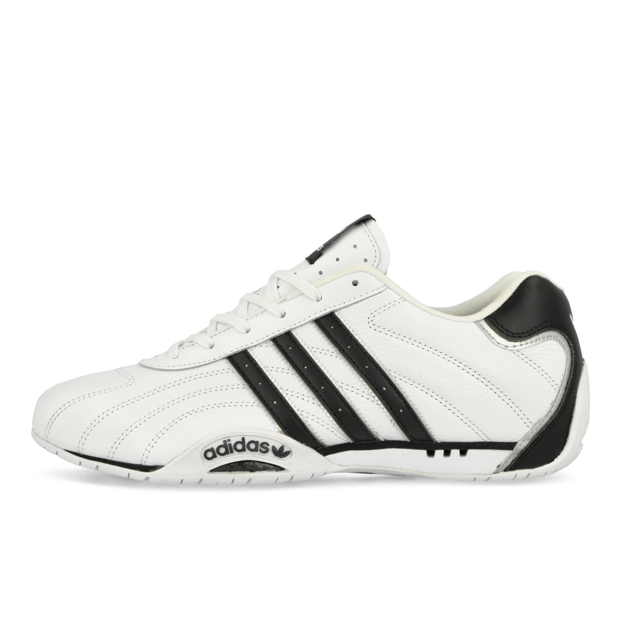 adidas Adiracer Lo Footwear White / Core Black / Silver Metallic Low Top Sneakers JH8732 | Overkill